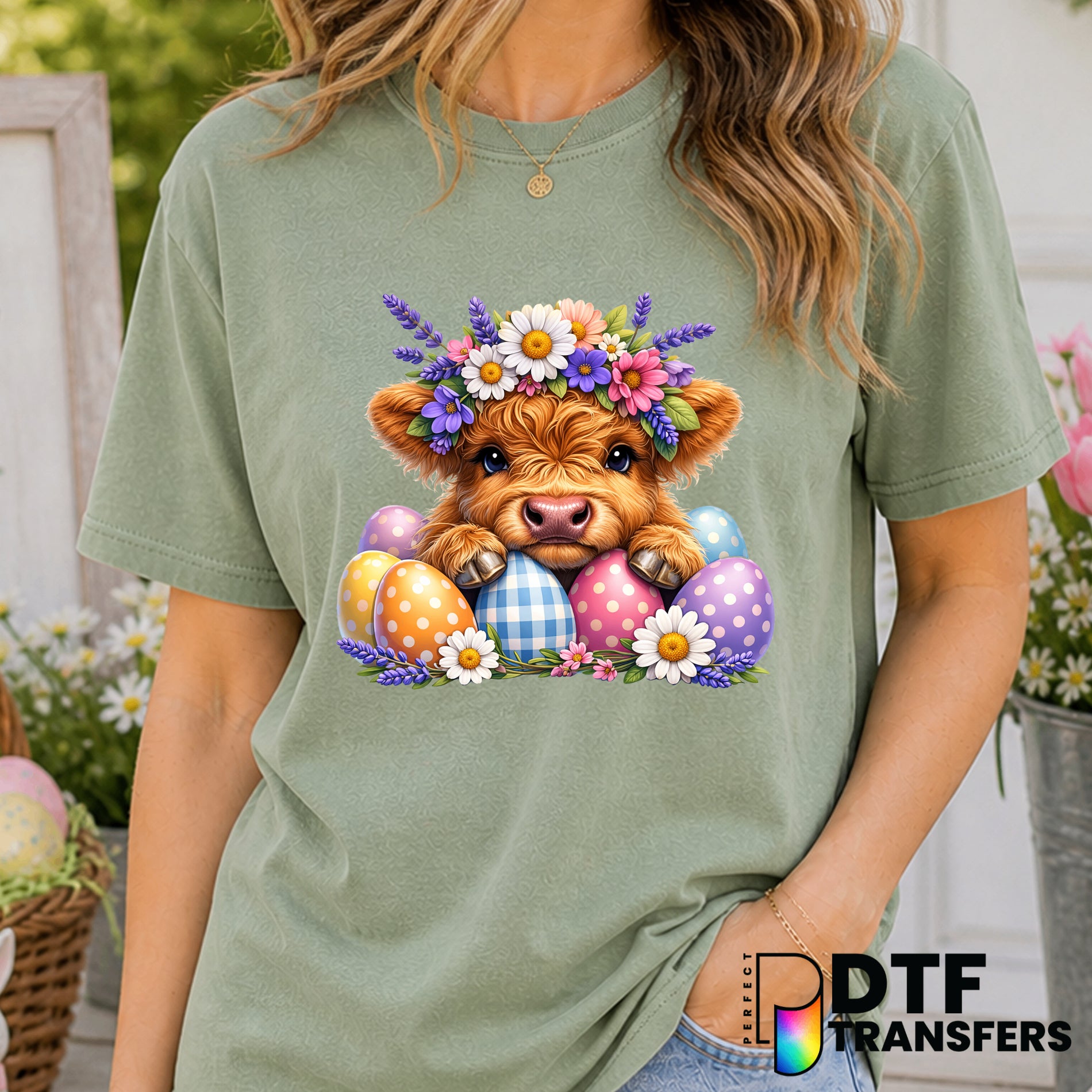 Happy Easter – Easter DTF Transfer