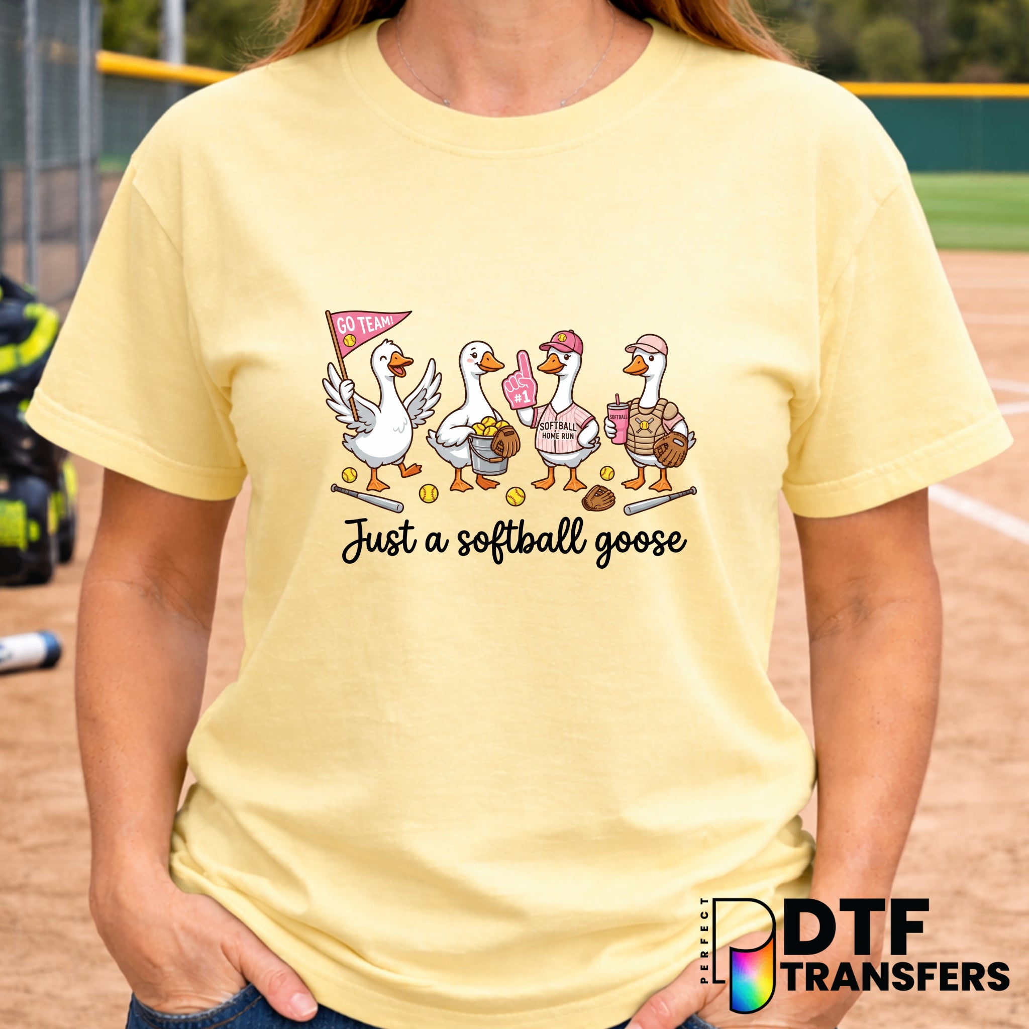 Softball Silly Goose – Softball DTF Transfer
