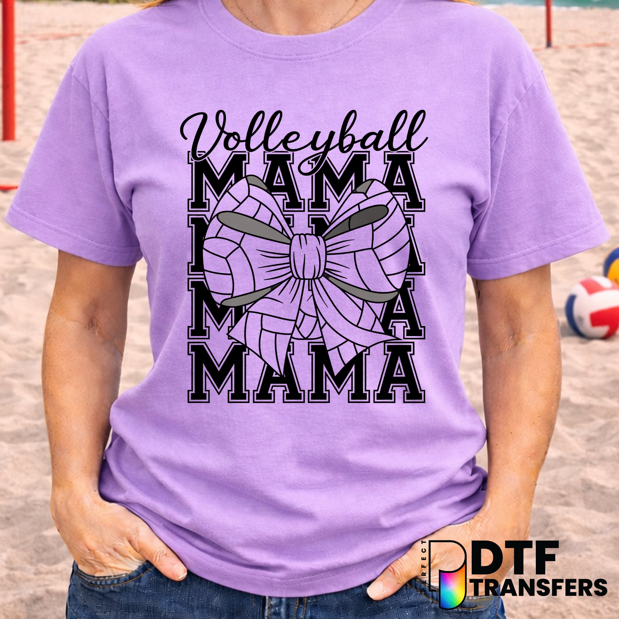Volleyball Mama – Volleyball DTF Transfer