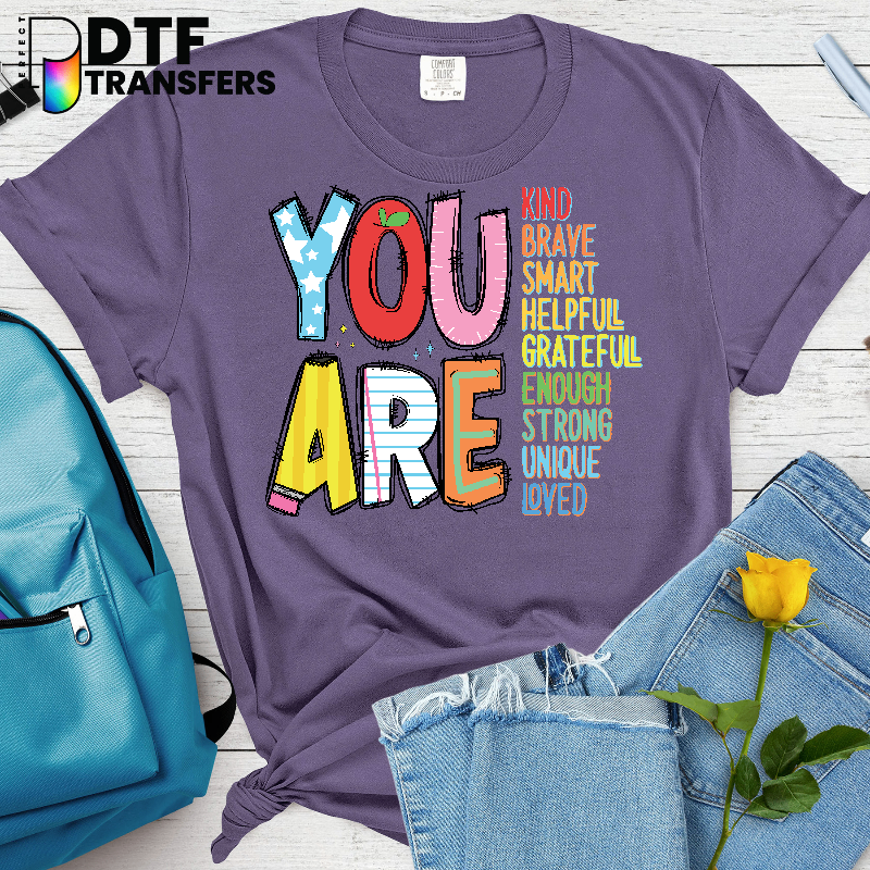 You Are Kind - Teacher DTF Transfer