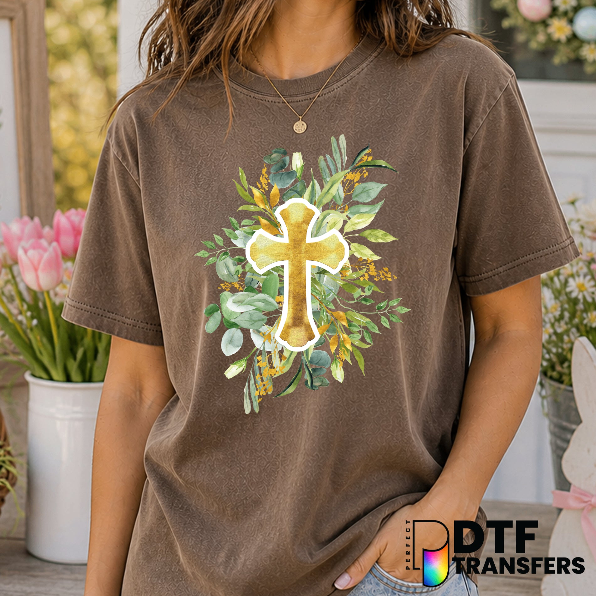He Is Risen – Easter DTF Transfer