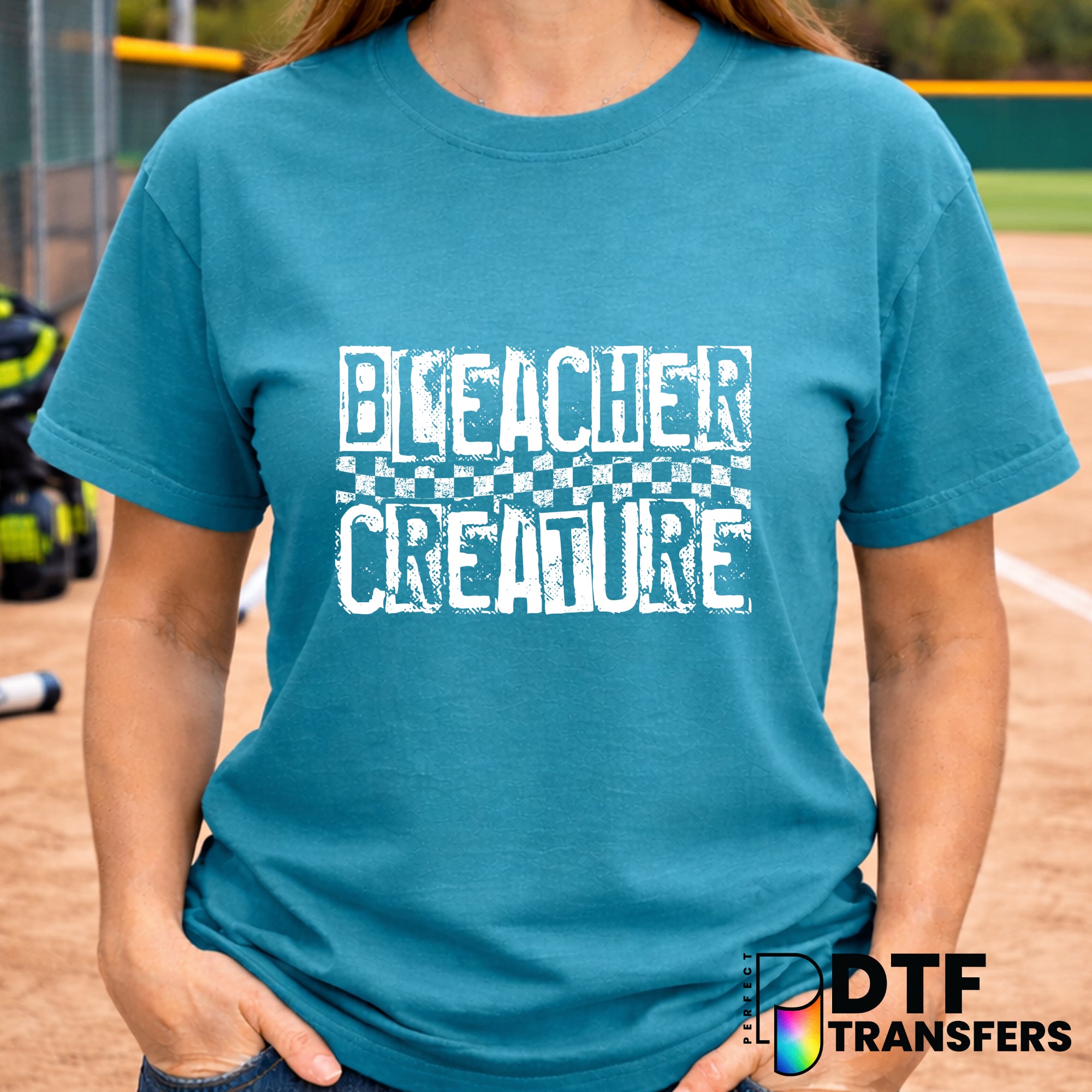 BLEACHER CREATURE – Softball DTF Transfer