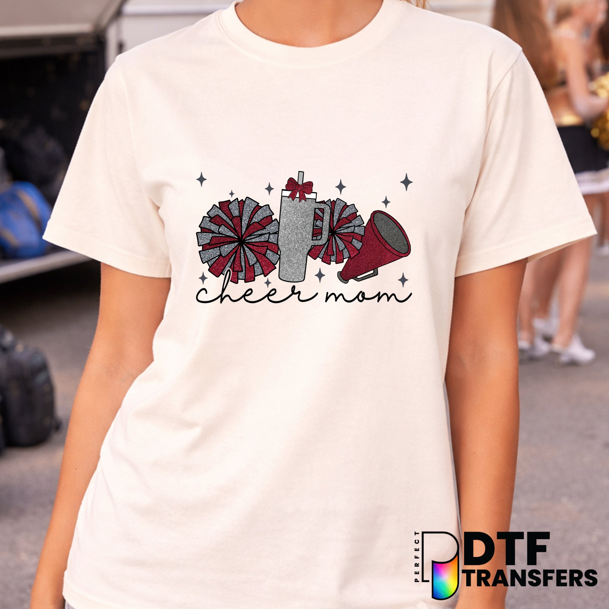 Cheer Mom – Cheerleading DTF Transfer