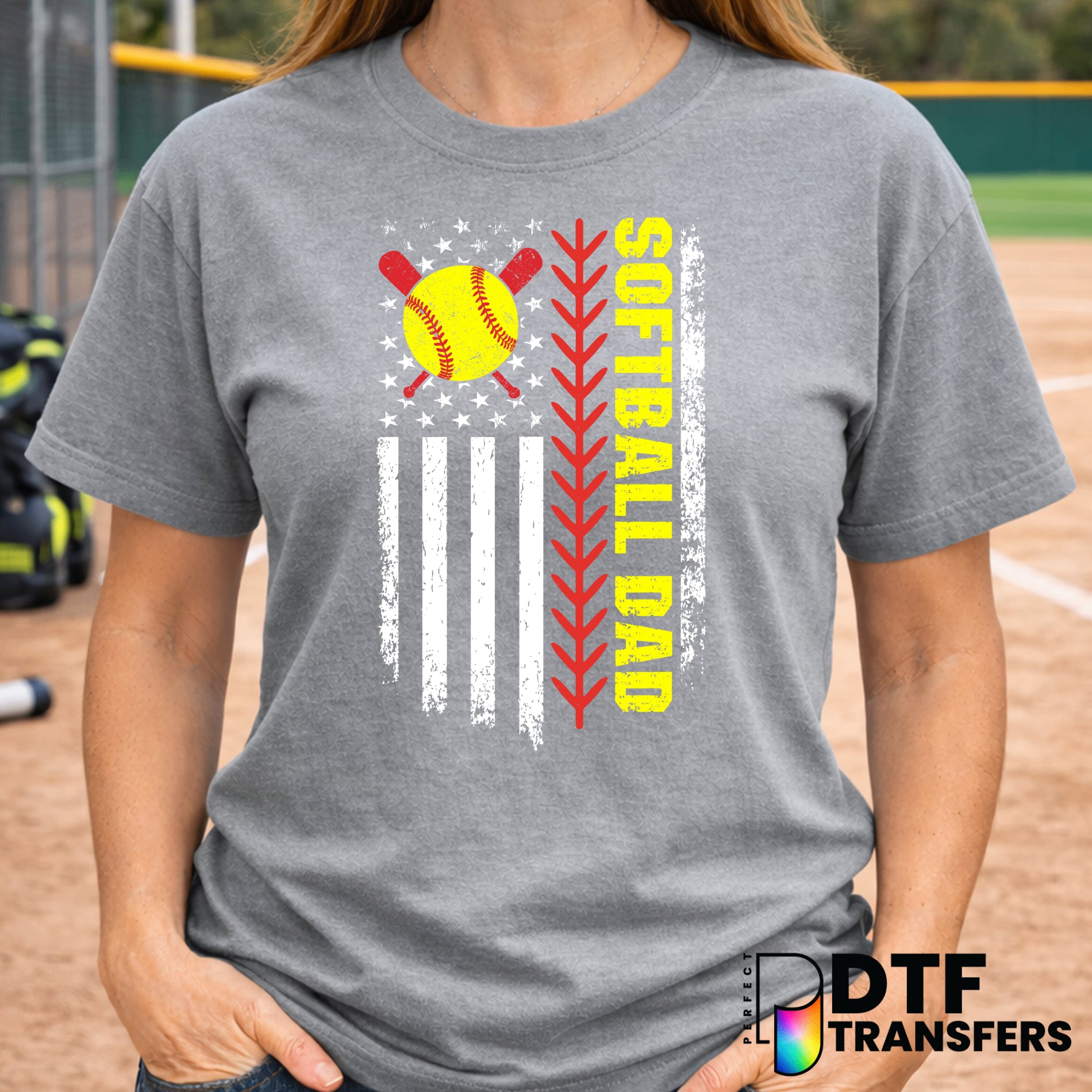 Softball Dad – Softball DTF Transfer