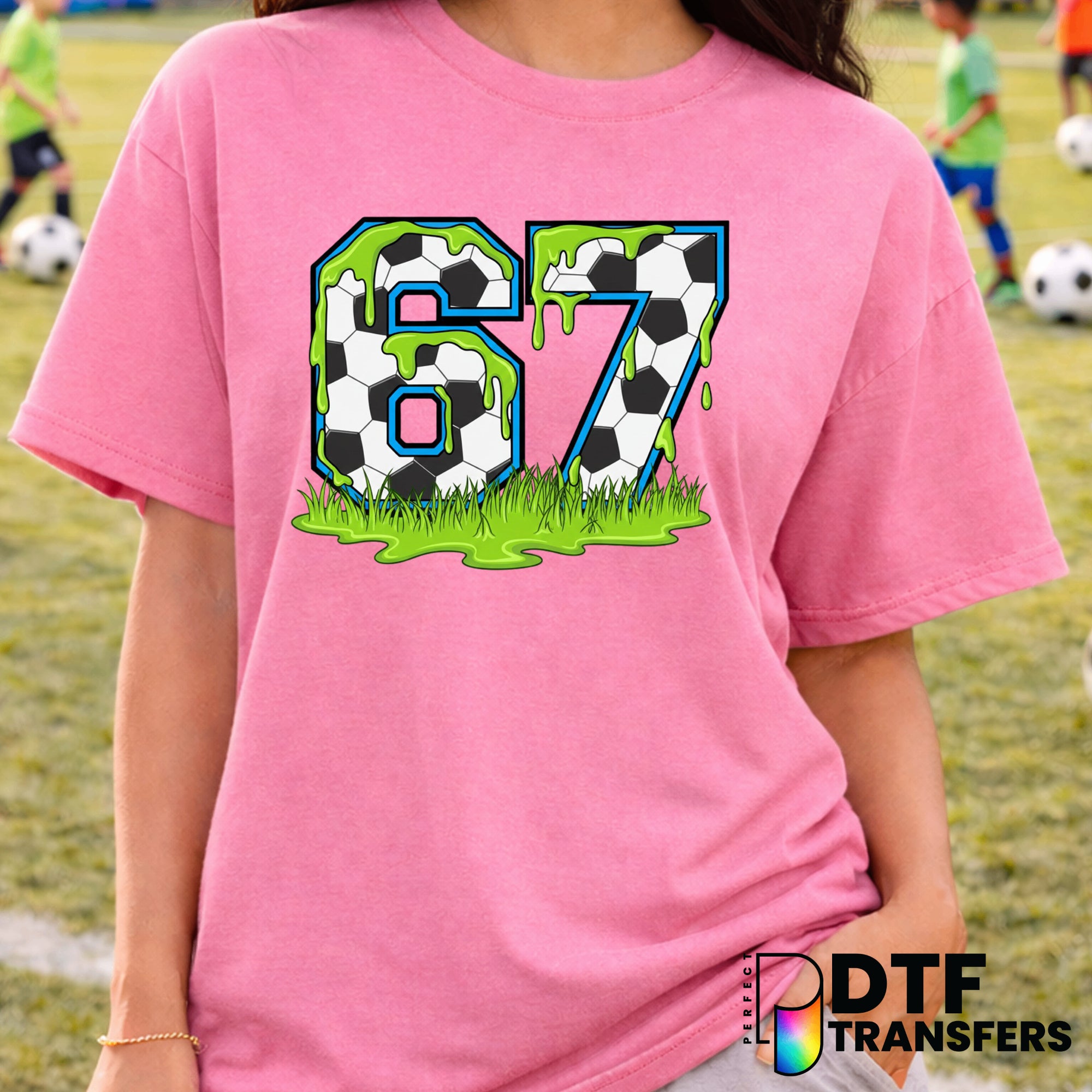 Distressed Soccer Ball – Soccer DTF Transfer