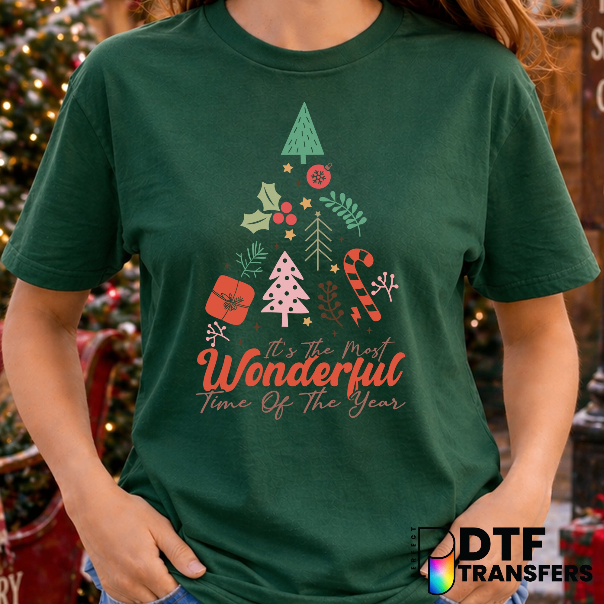 It's the Most Wonderful Time of the Year – Christmas DTF Transfer