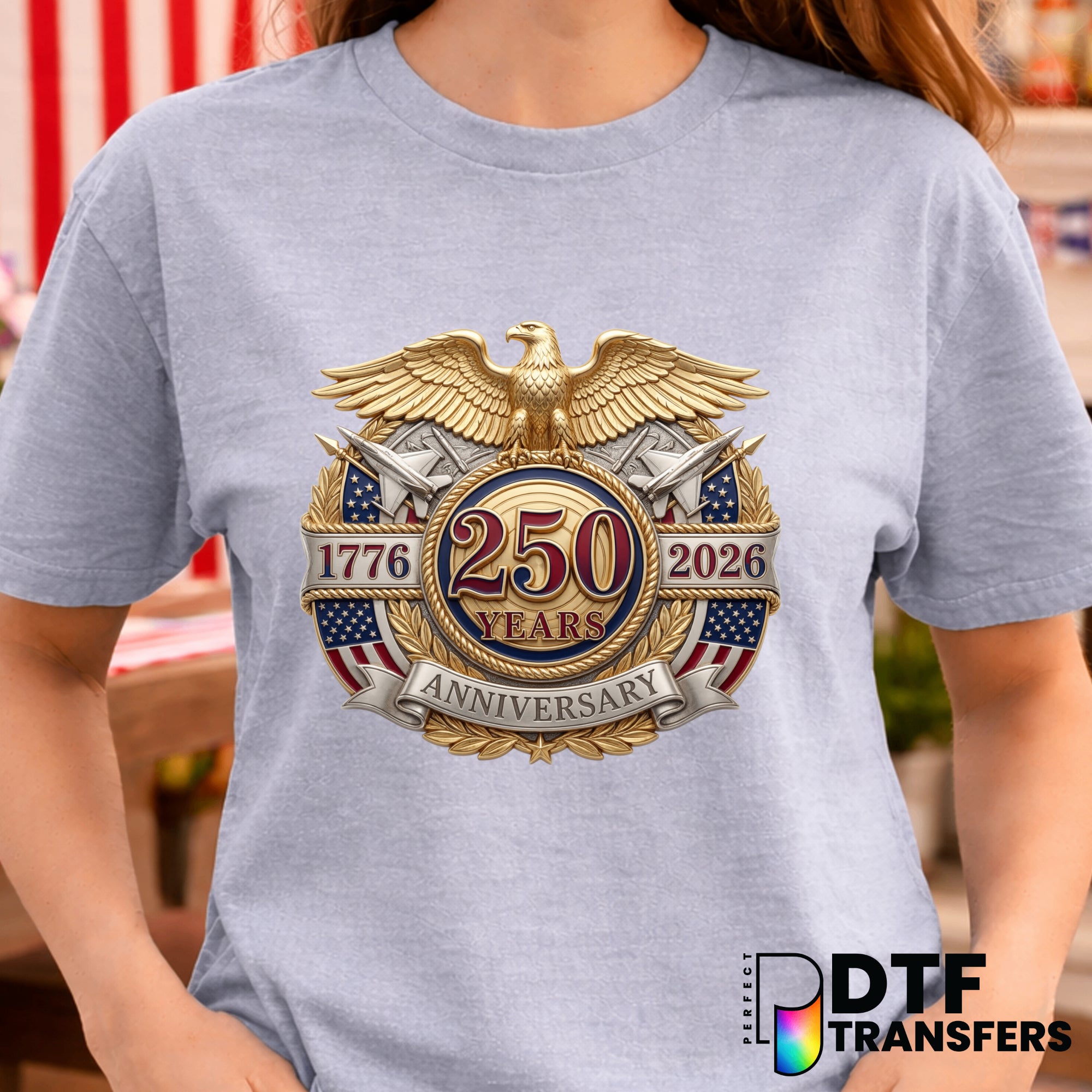 250 YEARS OF FREEDOM – Fourth of July DTF Transfer