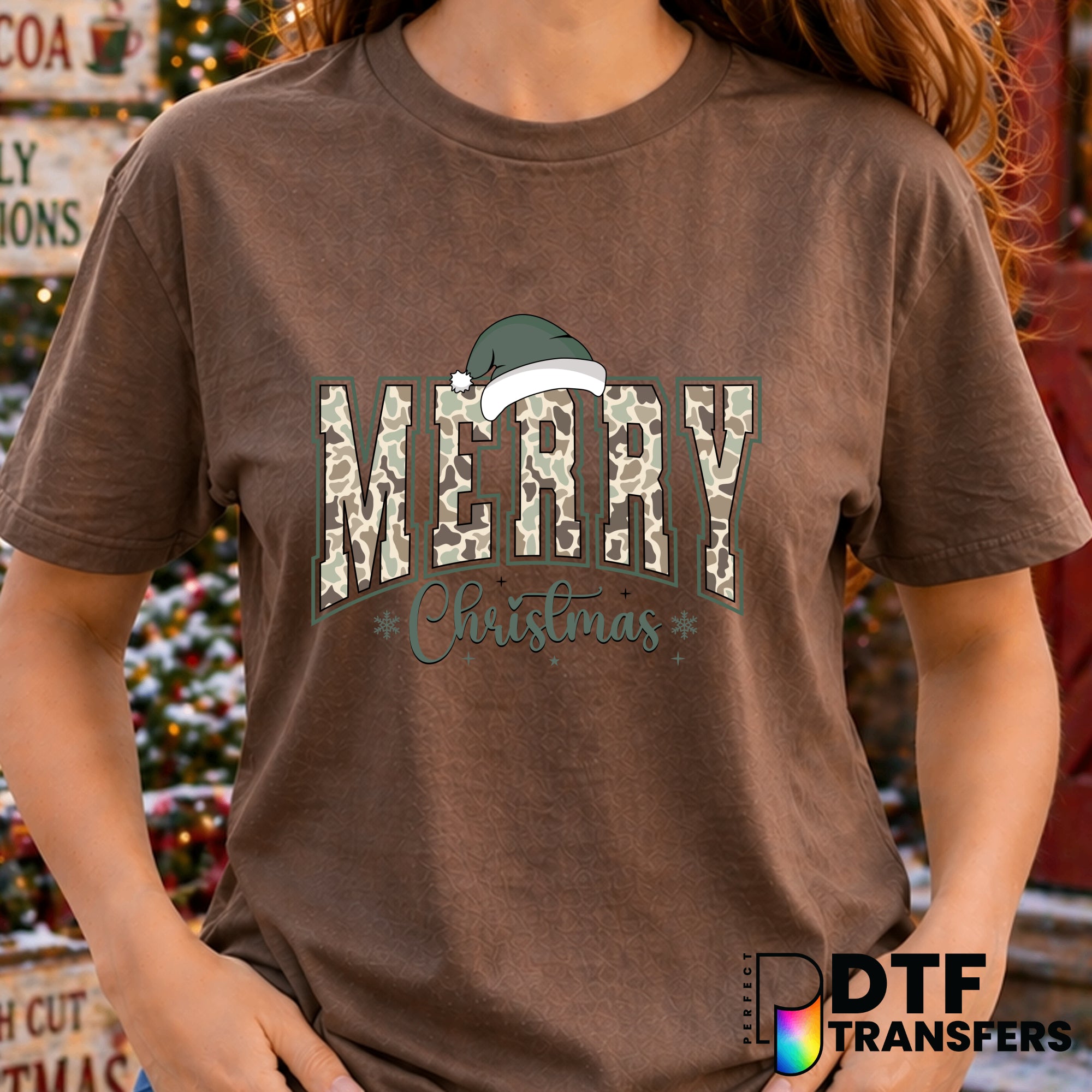 Merry Christmas – Christmas DTF Transfer