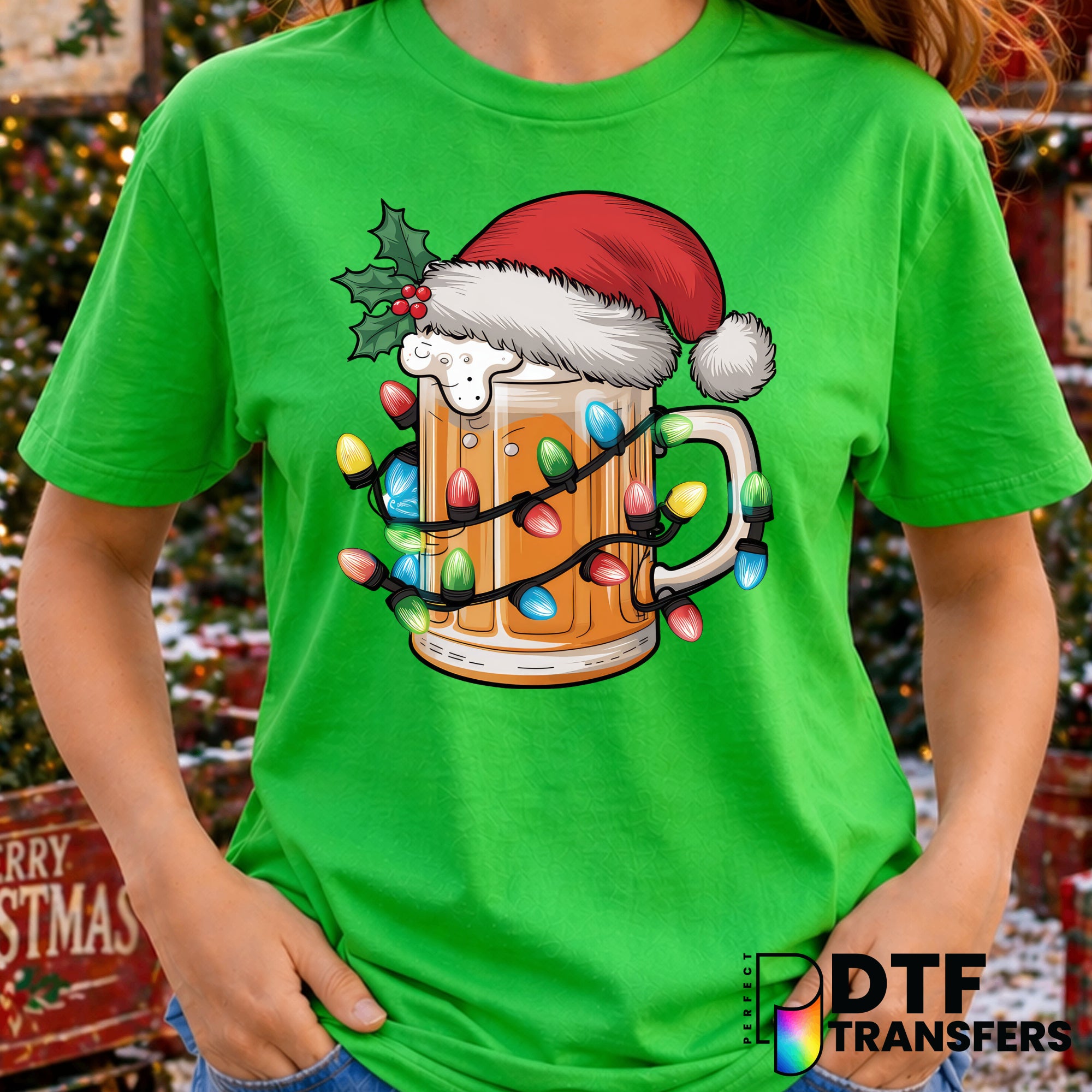 Merry Grinchmas – Christmas DTF Transfer