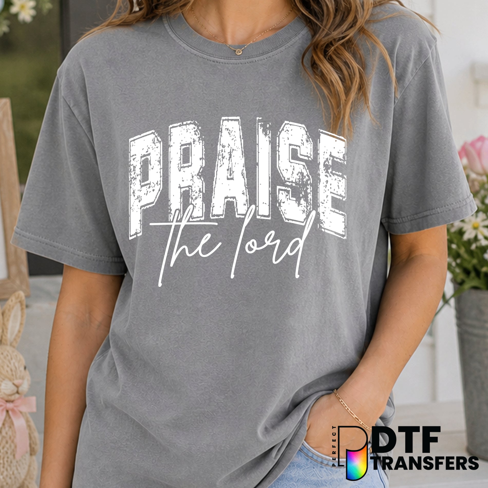 Praise the Lord – Easter DTF Transfer