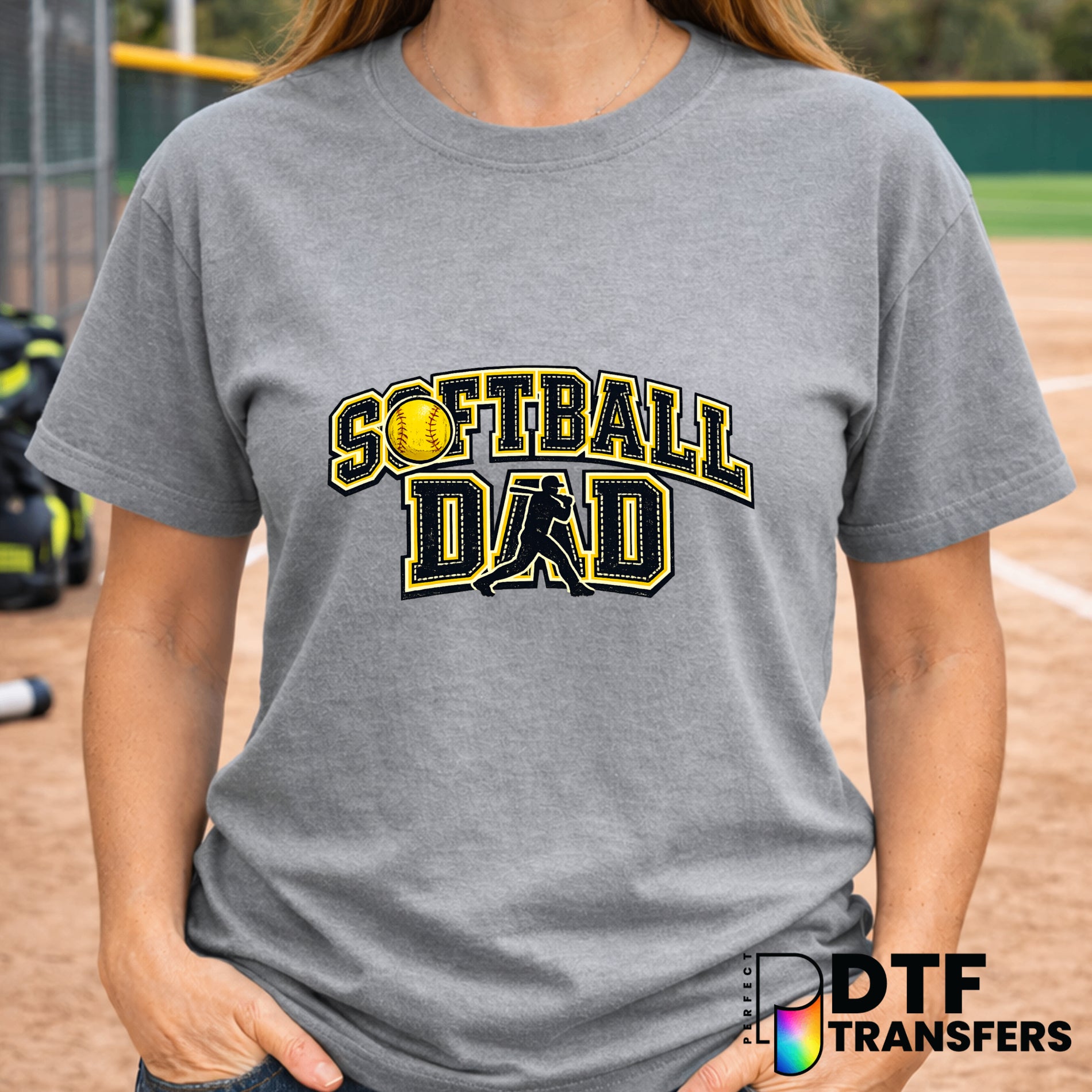 Softball Dad – Softball DTF Transfer