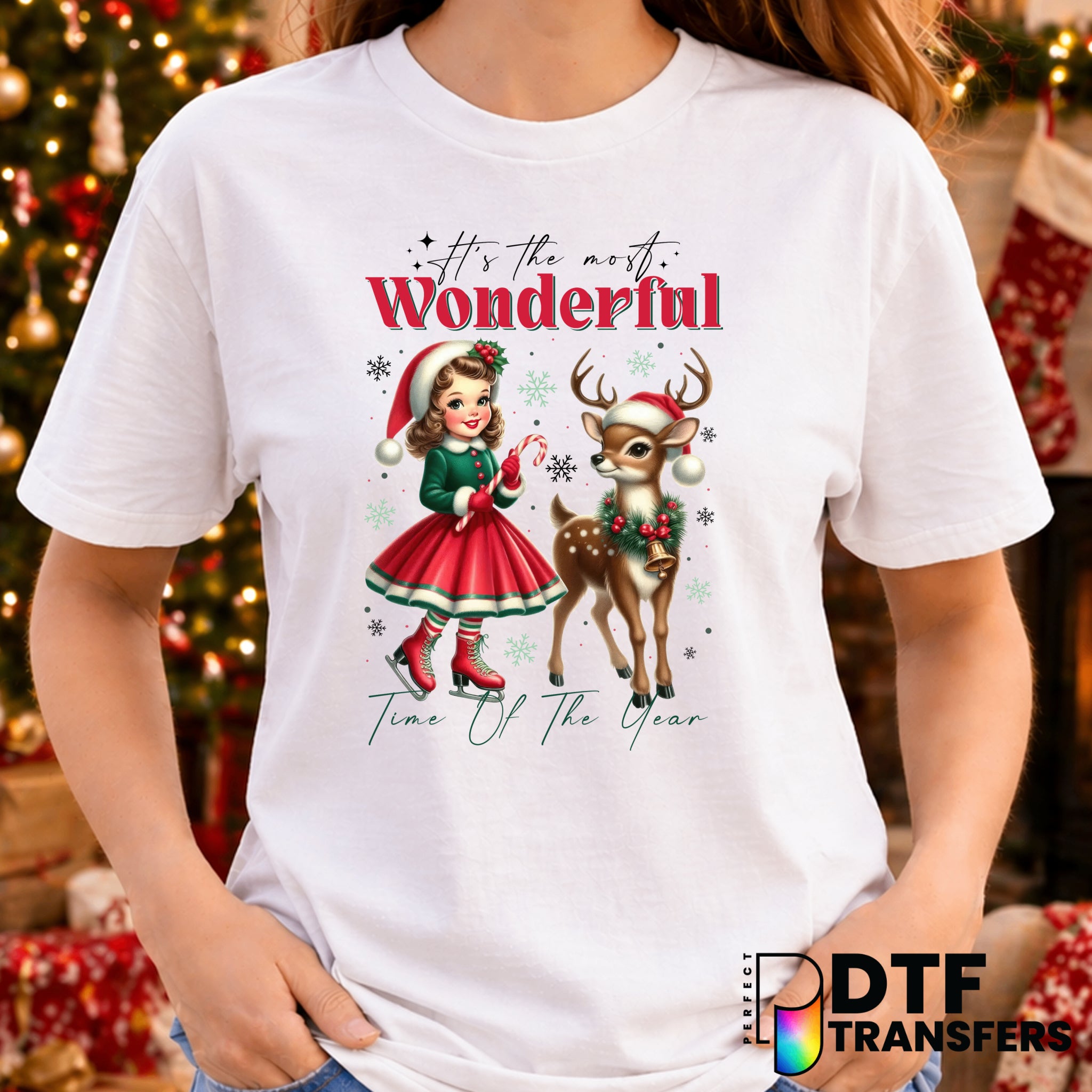 It's The Most Wonderful Time of The Year – Christmas DTF Transfer