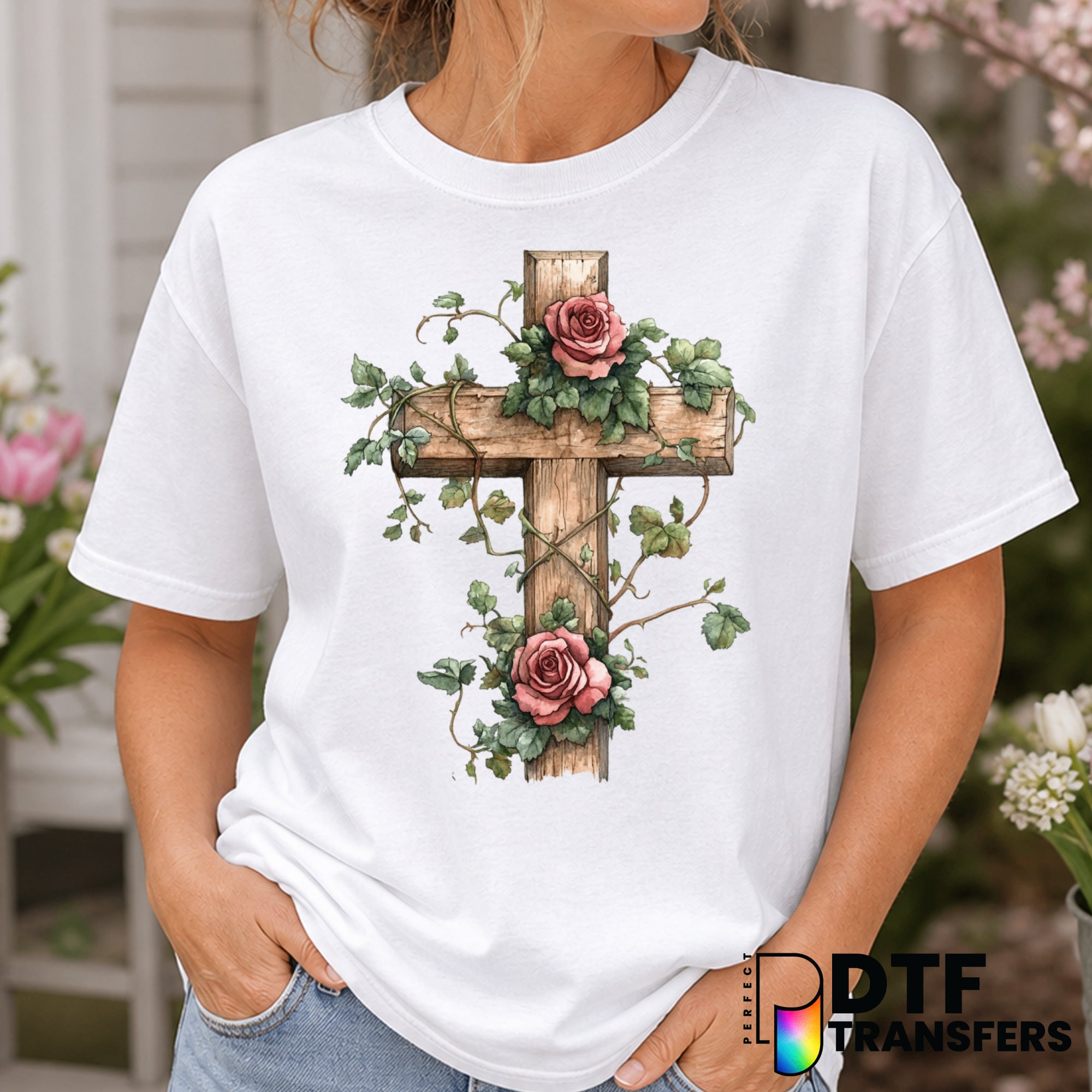 He Is Risen – Easter DTF Transfer