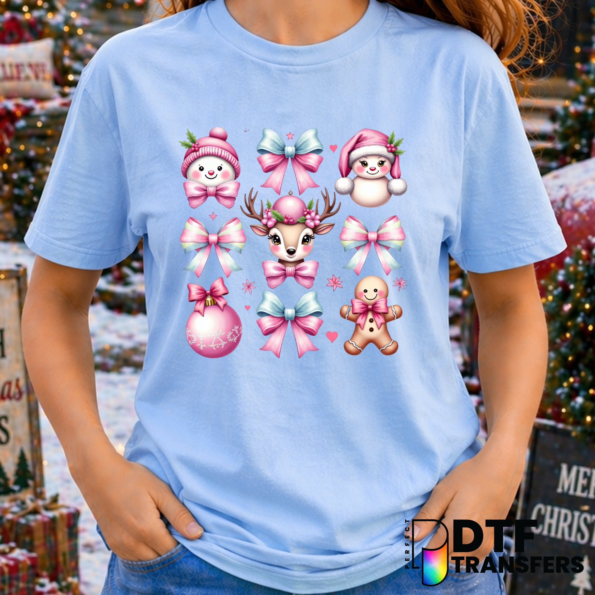 Merry Christmas – Christmas DTF Transfer