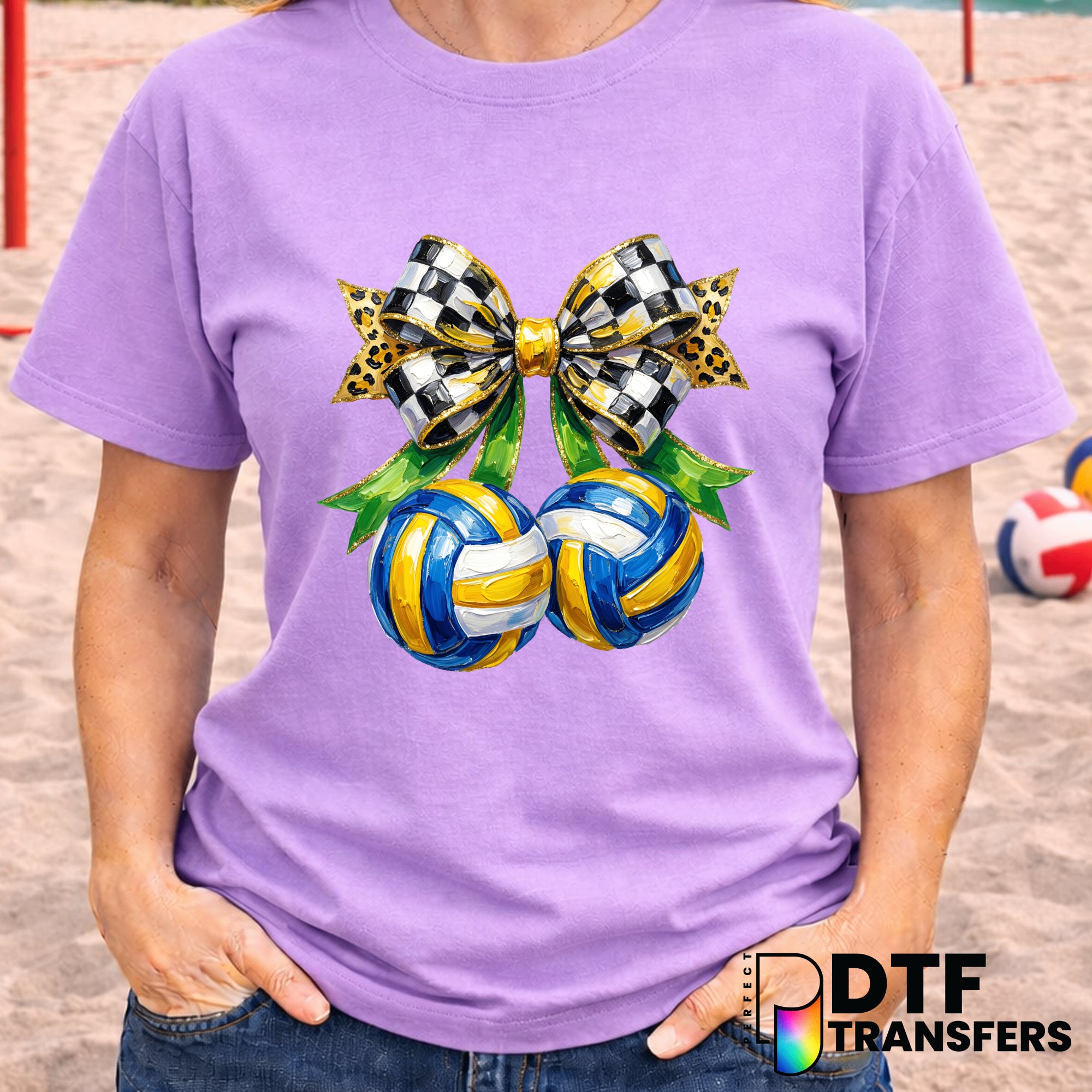 Volleyball Queen – Volleyball DTF Transfer