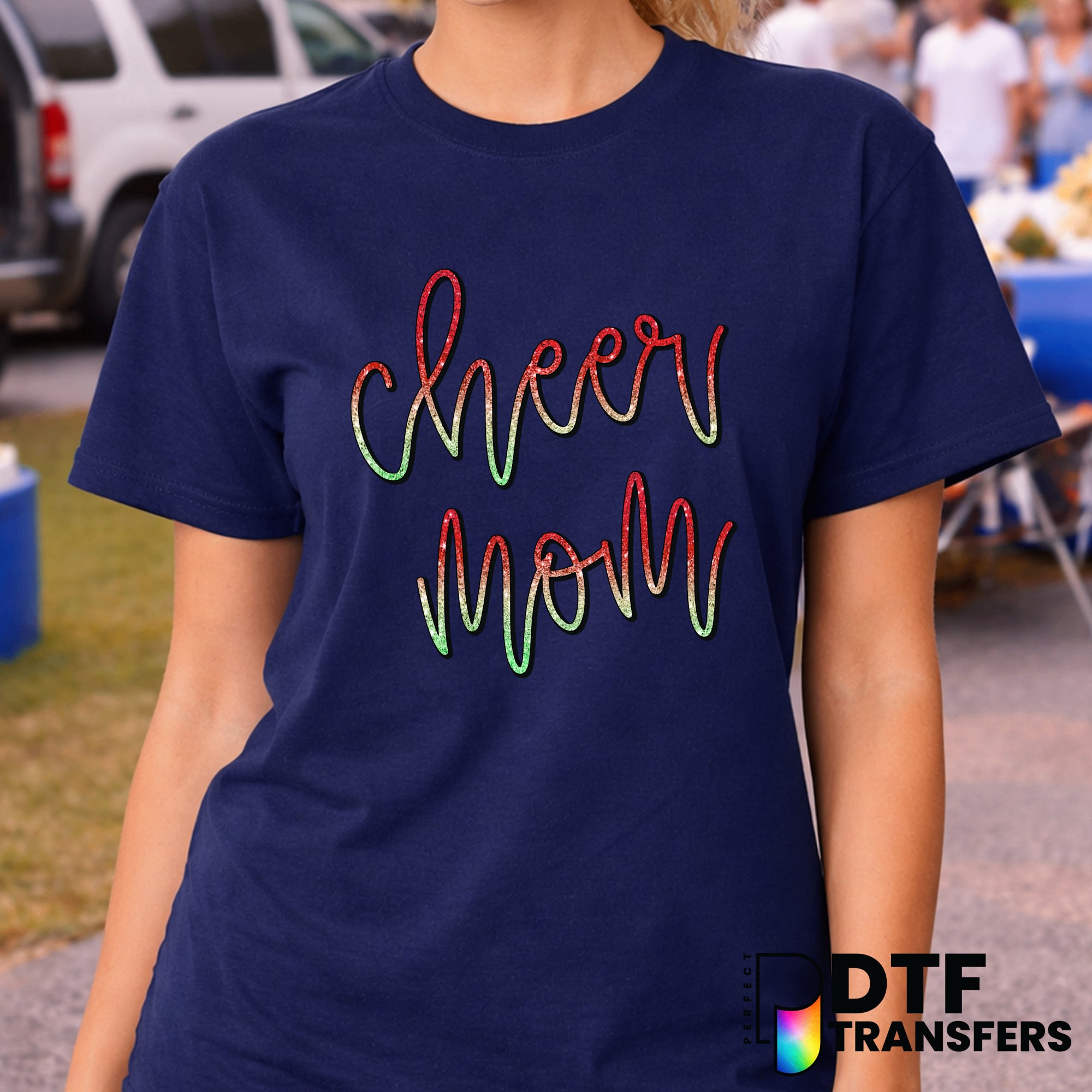 Cheer Mom – Cheerleading DTF Transfer