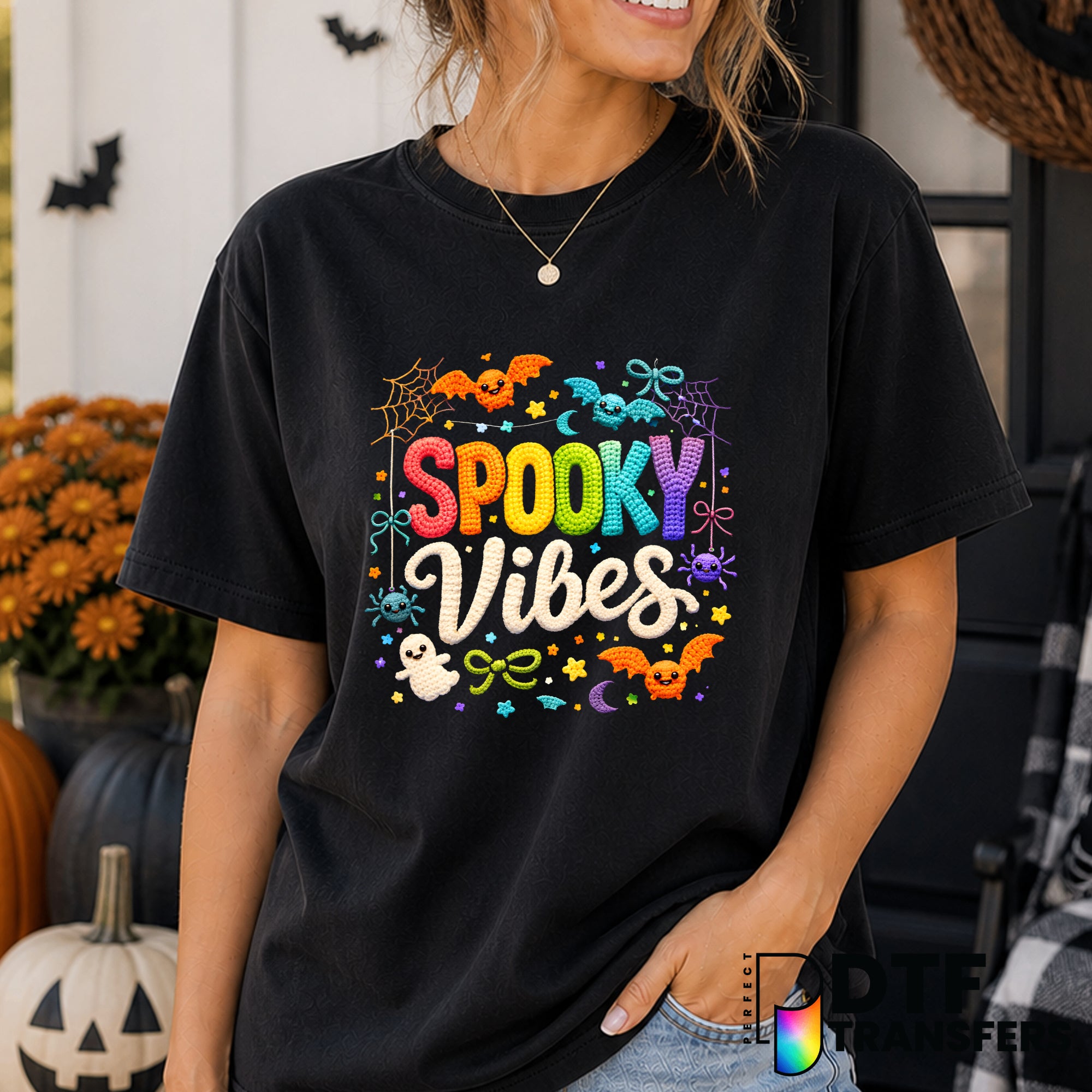 Spooky Vibes – Halloween DTF Transfer