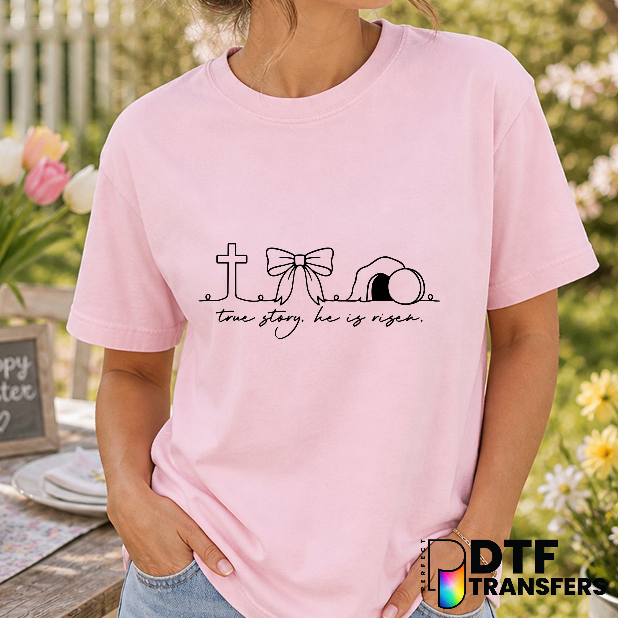 TRUE STORY – Easter DTF Transfer