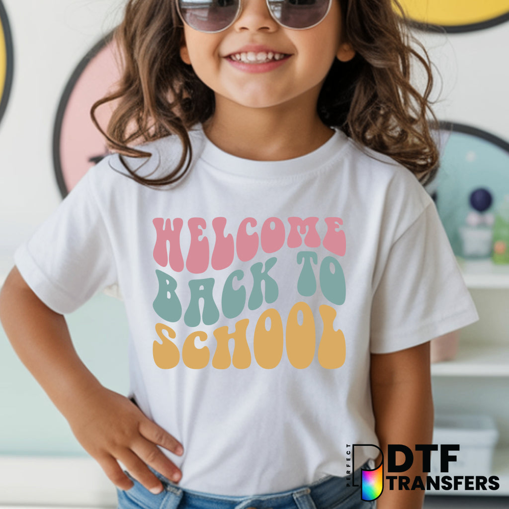 Welcome Back to School – Teacher DTF Transfer