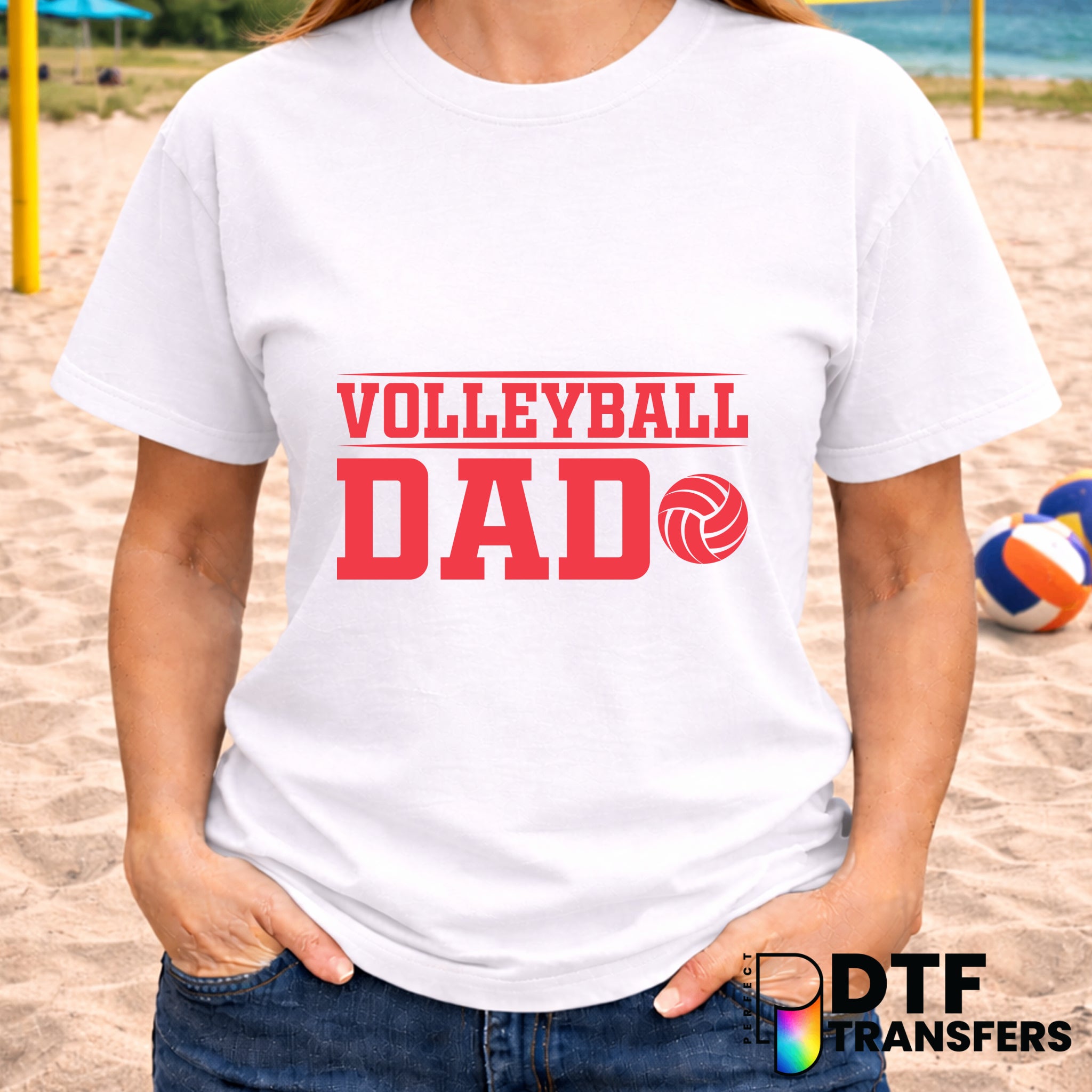 Volleyball Dad – Volleyball DTF Transfer