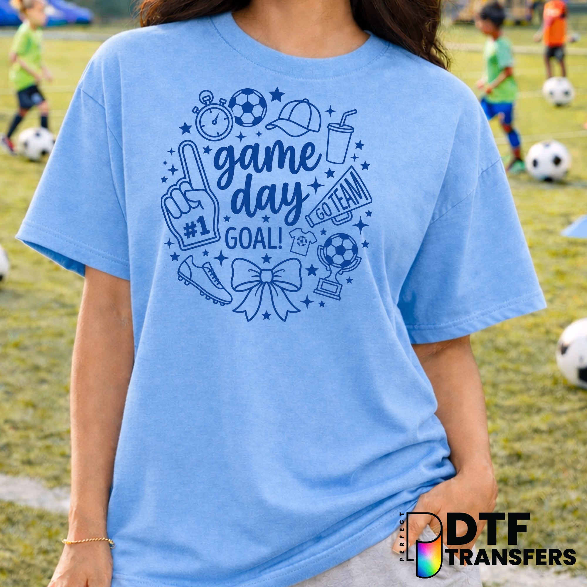 GAME DAY SOCCER – Soccer DTF Transfer