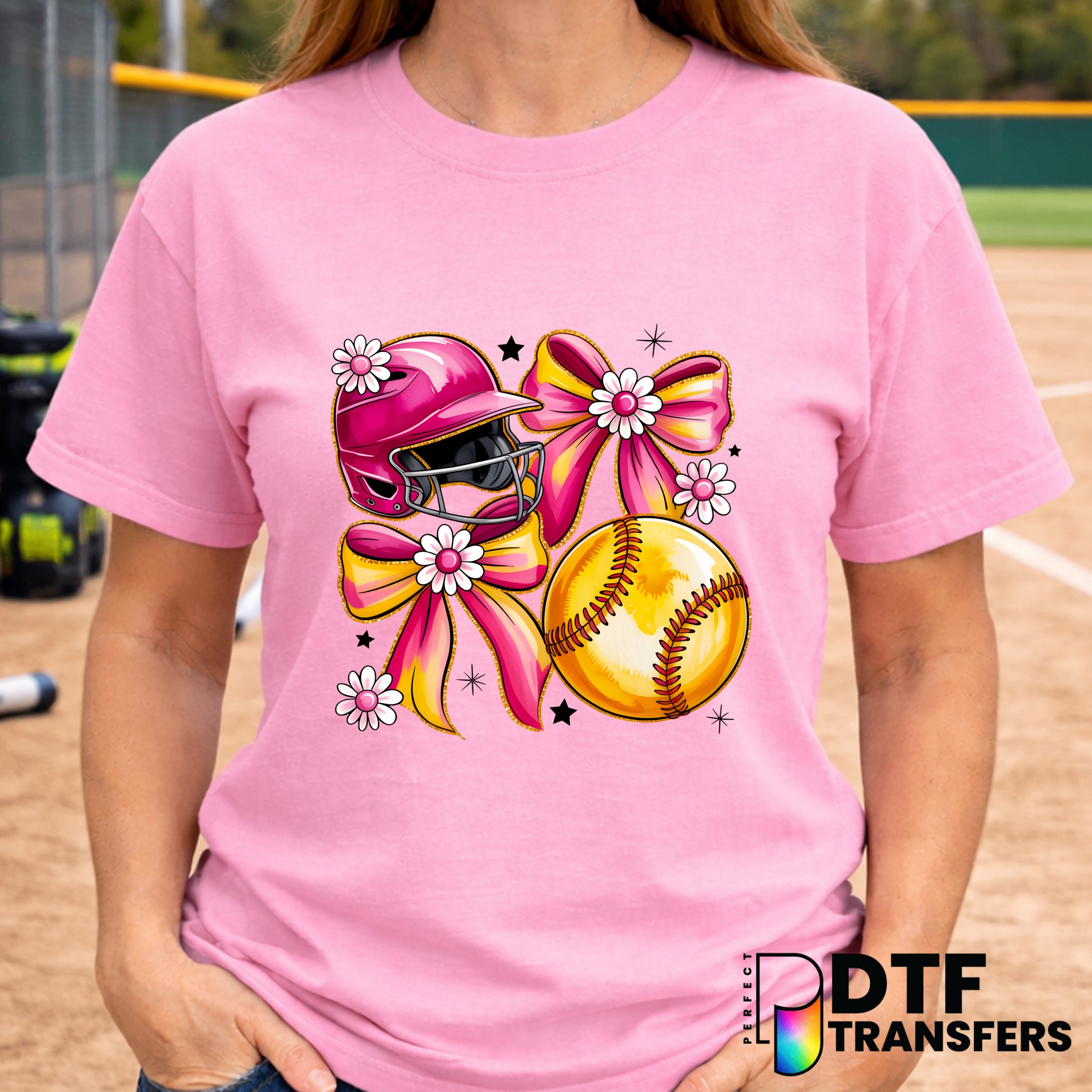GIRL MOM – Softball DTF Transfer