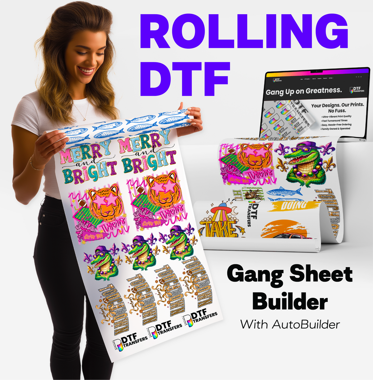 Create Your Own DTF Gang Sheet – Fast USA & Louisiana Printing