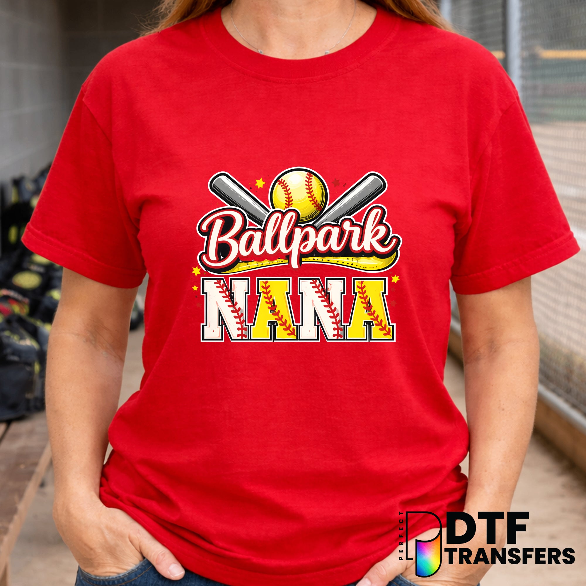 Ballpark Nana – Softball DTF Transfer