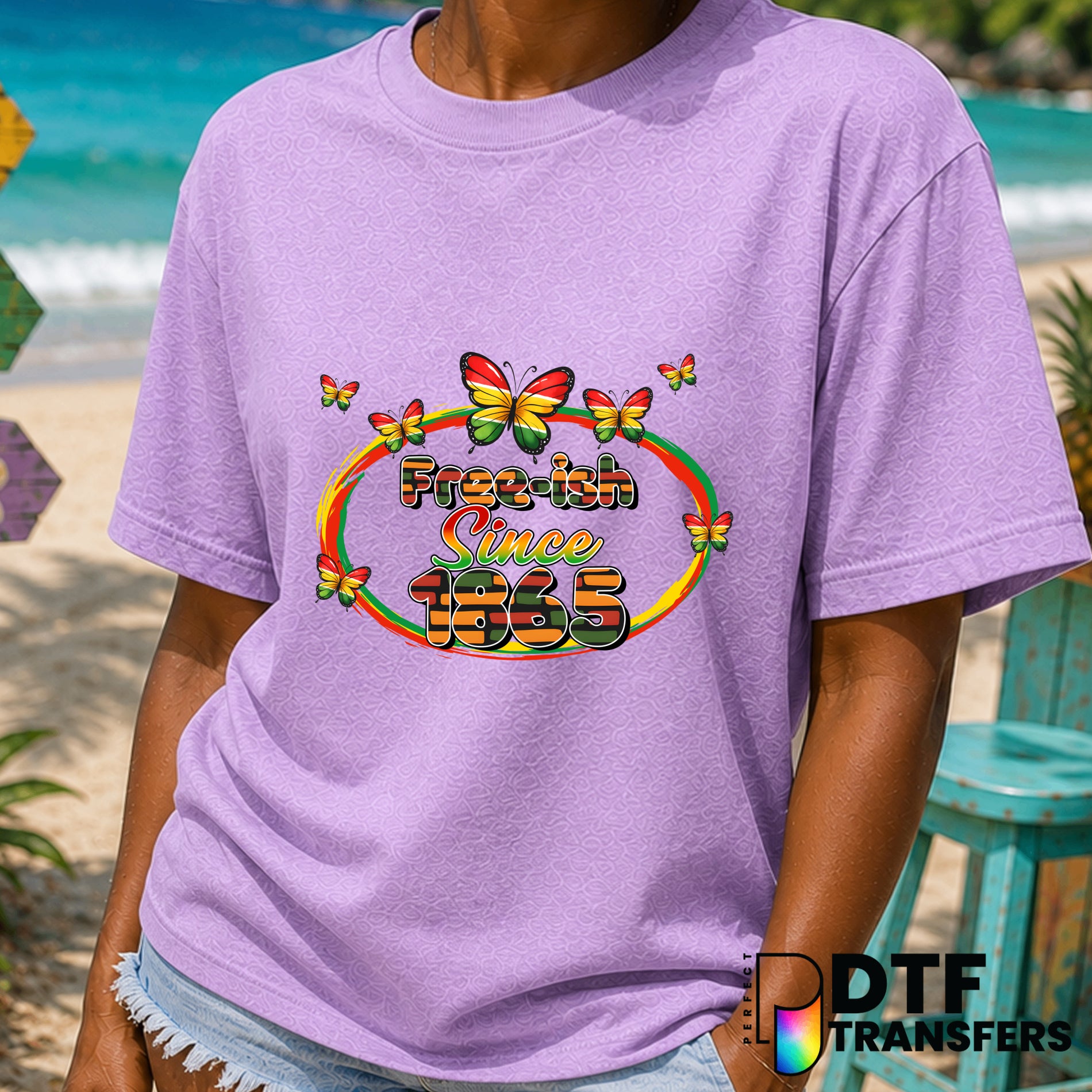 Free-ish Since 1865 – Black History Month DTF Transfer