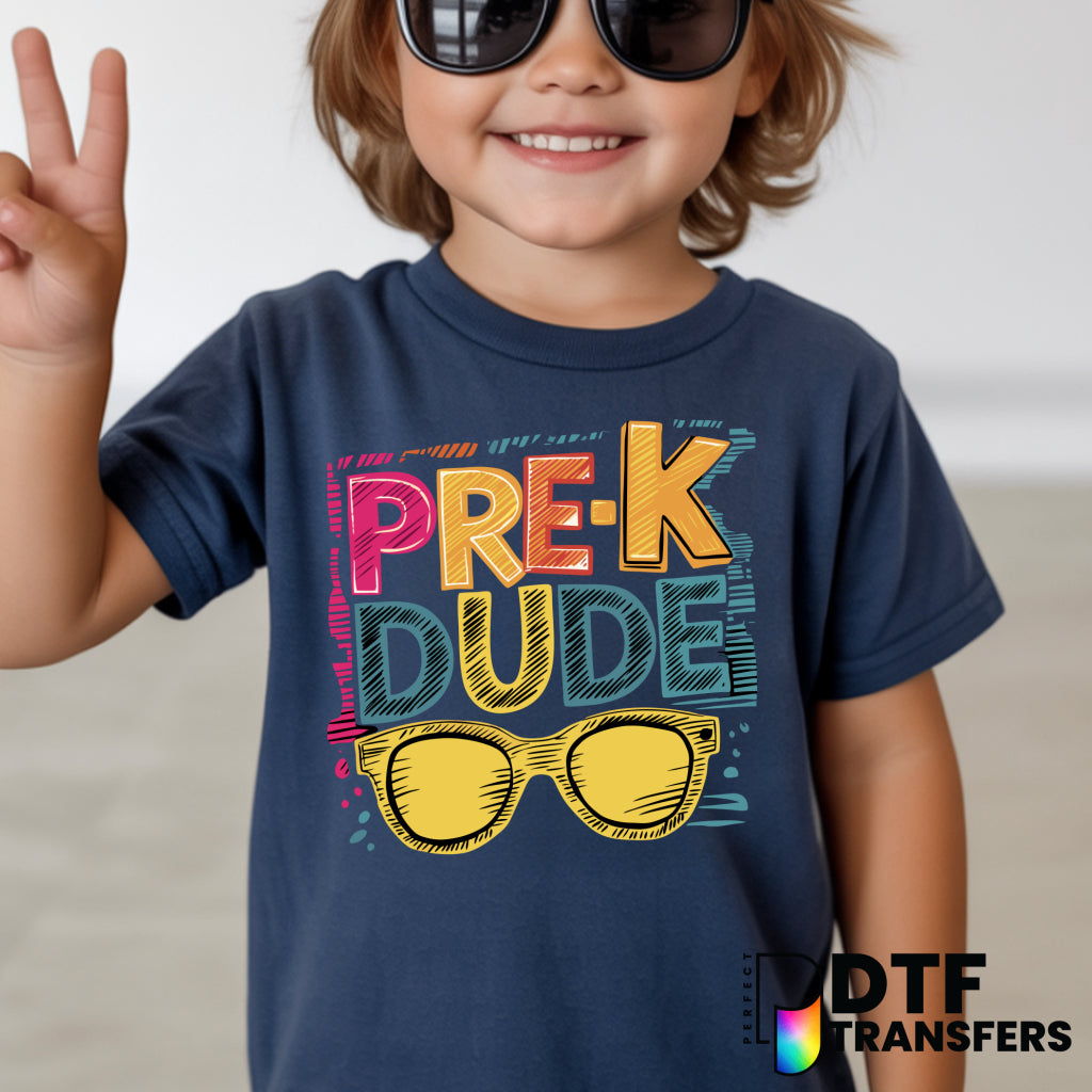Pre-K Dude – Teacher DTF Transfer