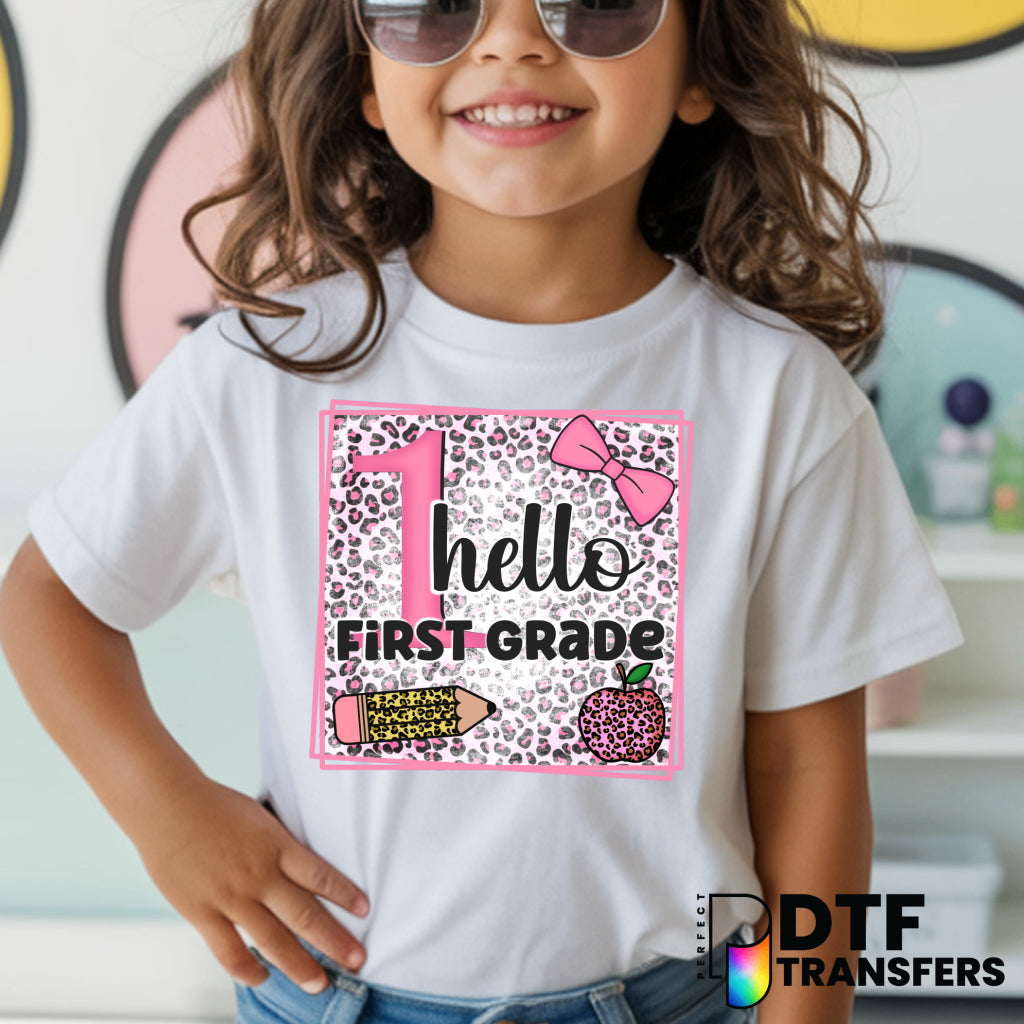 Hello First Grade – Teacher DTF Transfer