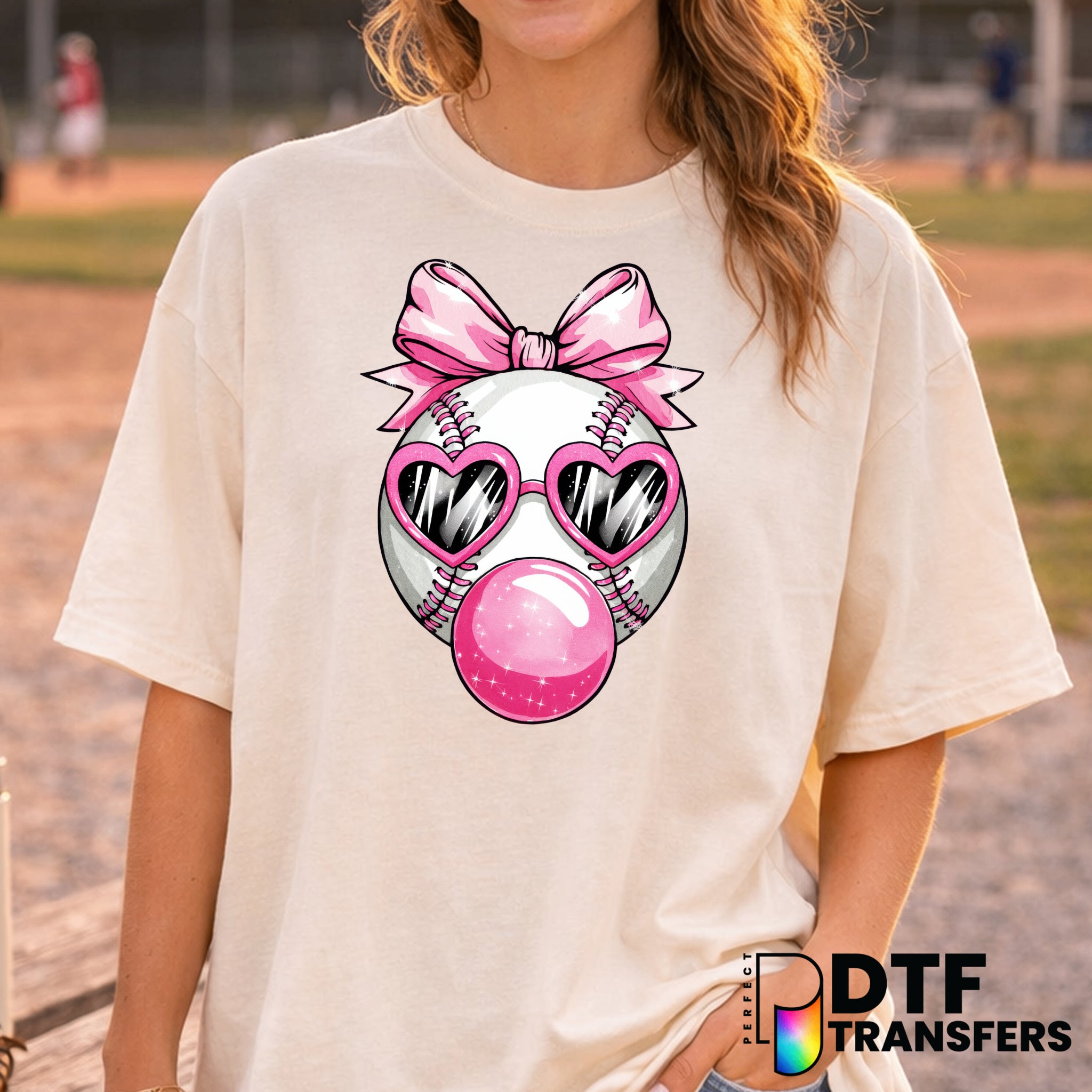 Coquette Baseball Bow – DTF Transfer