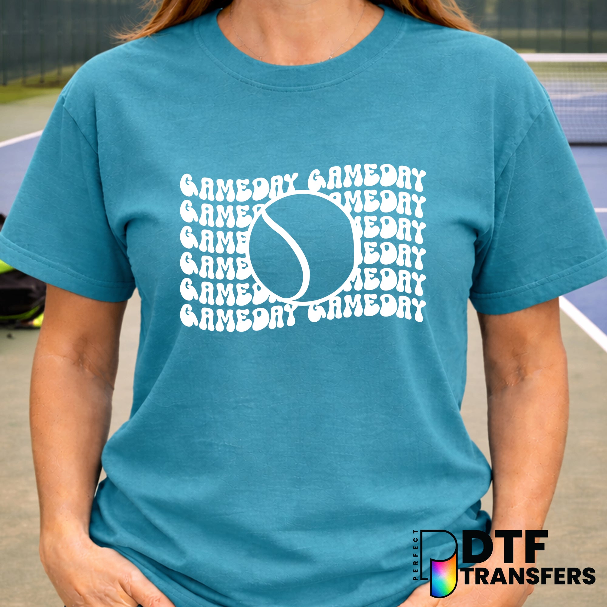 Game Day Tennis Retro – Tennis DTF Transfer