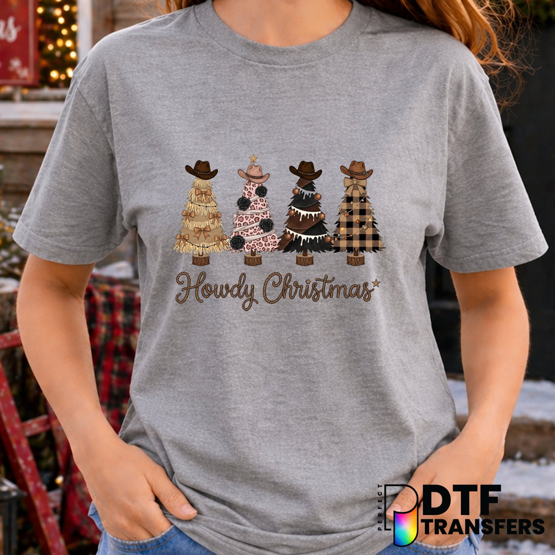 Howdy Christmas – Christmas DTF Transfer
