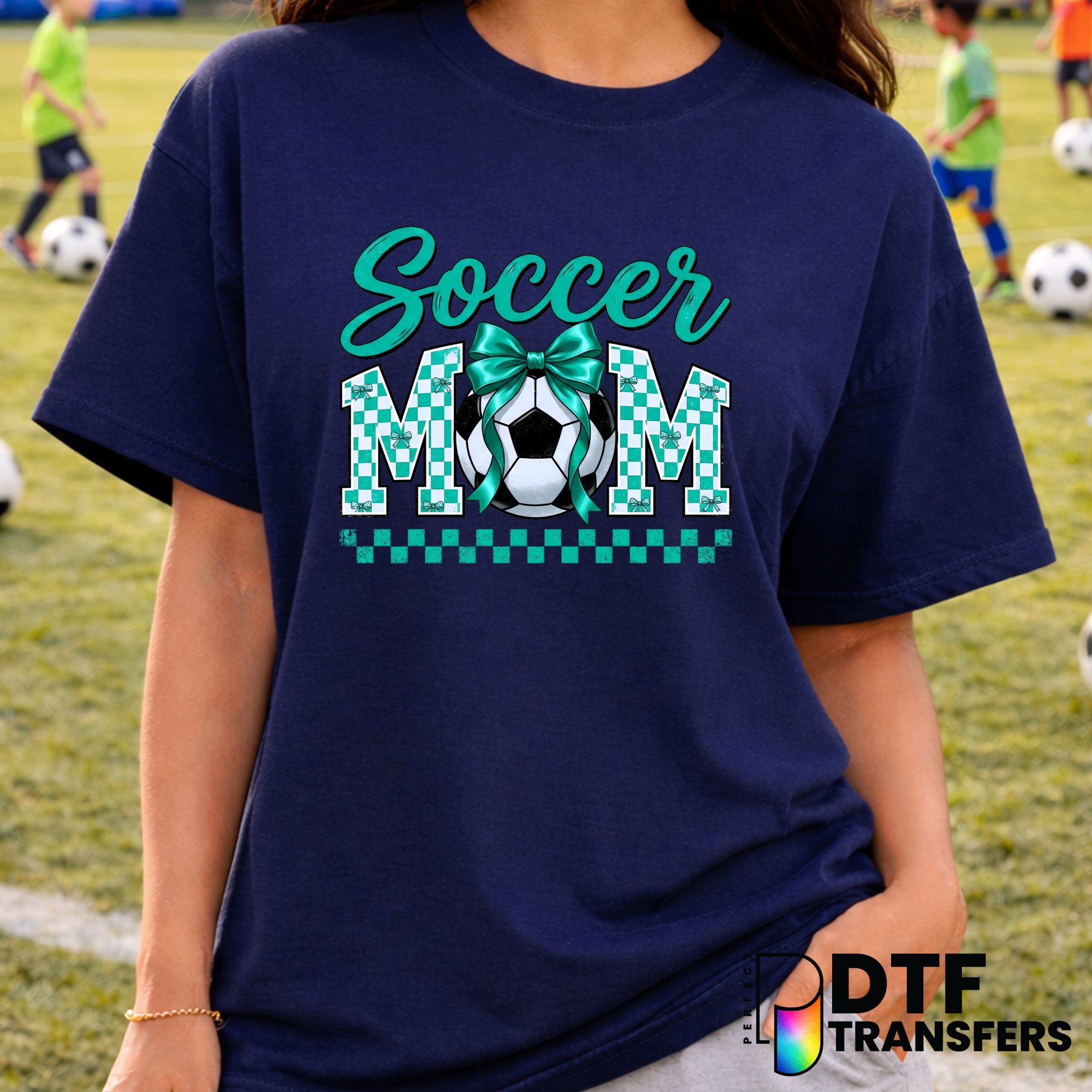 SOCCER MOM – Soccer DTF Transfer