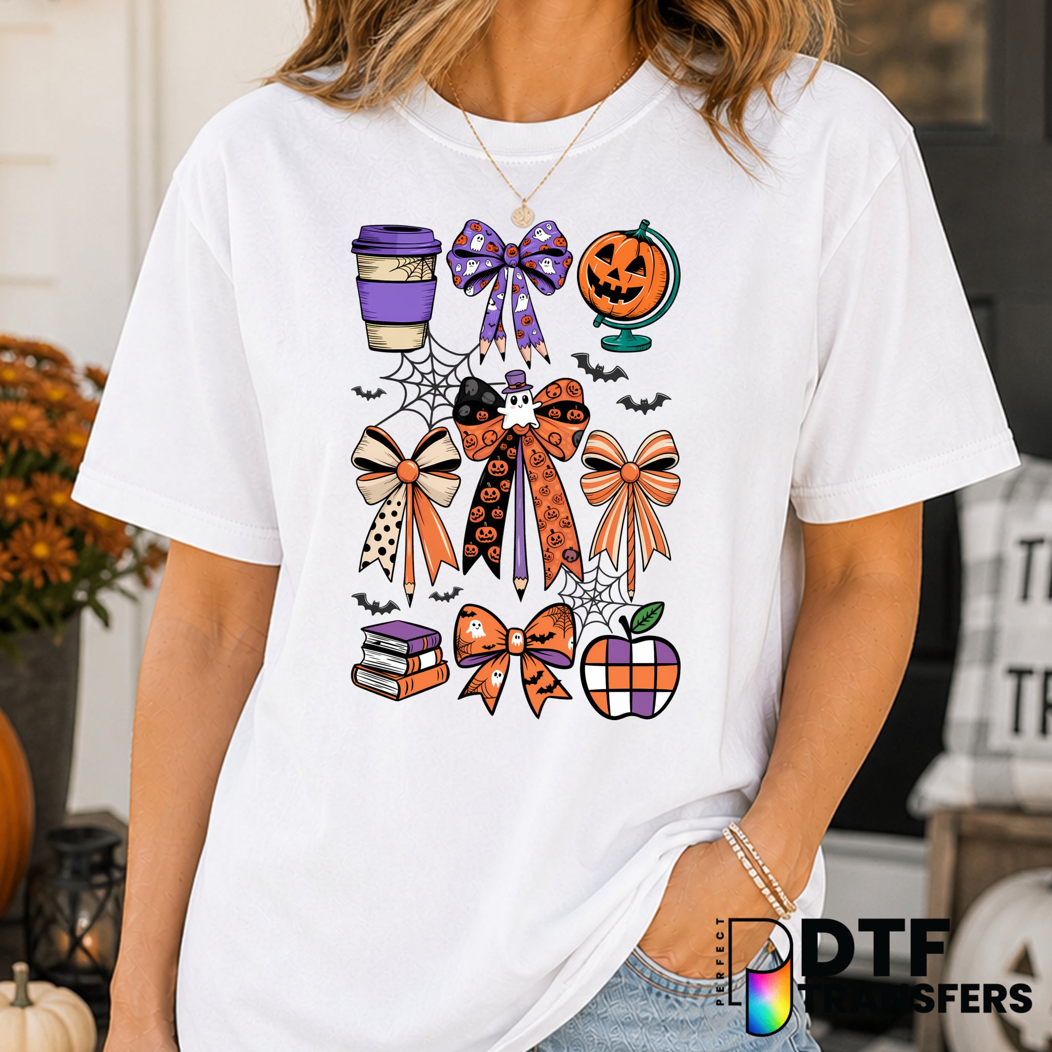 I'M JUST HERE FOR THE BOOS – Halloween DTF Transfer