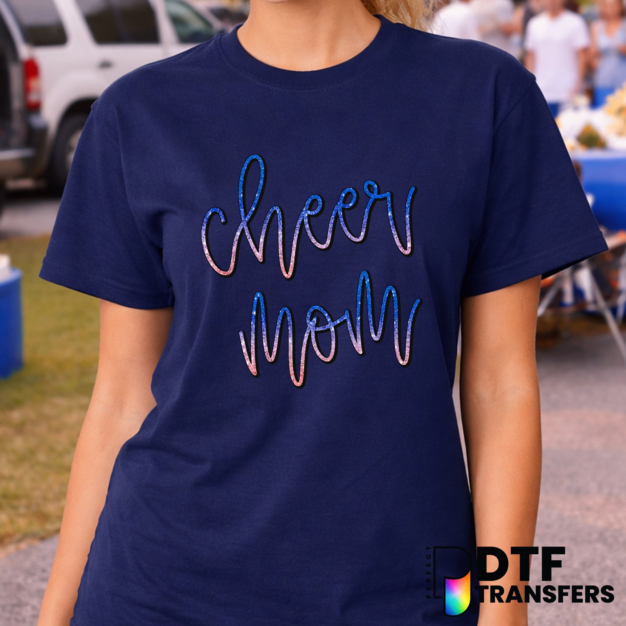 Cheer Mom – Cheerleading DTF Transfer