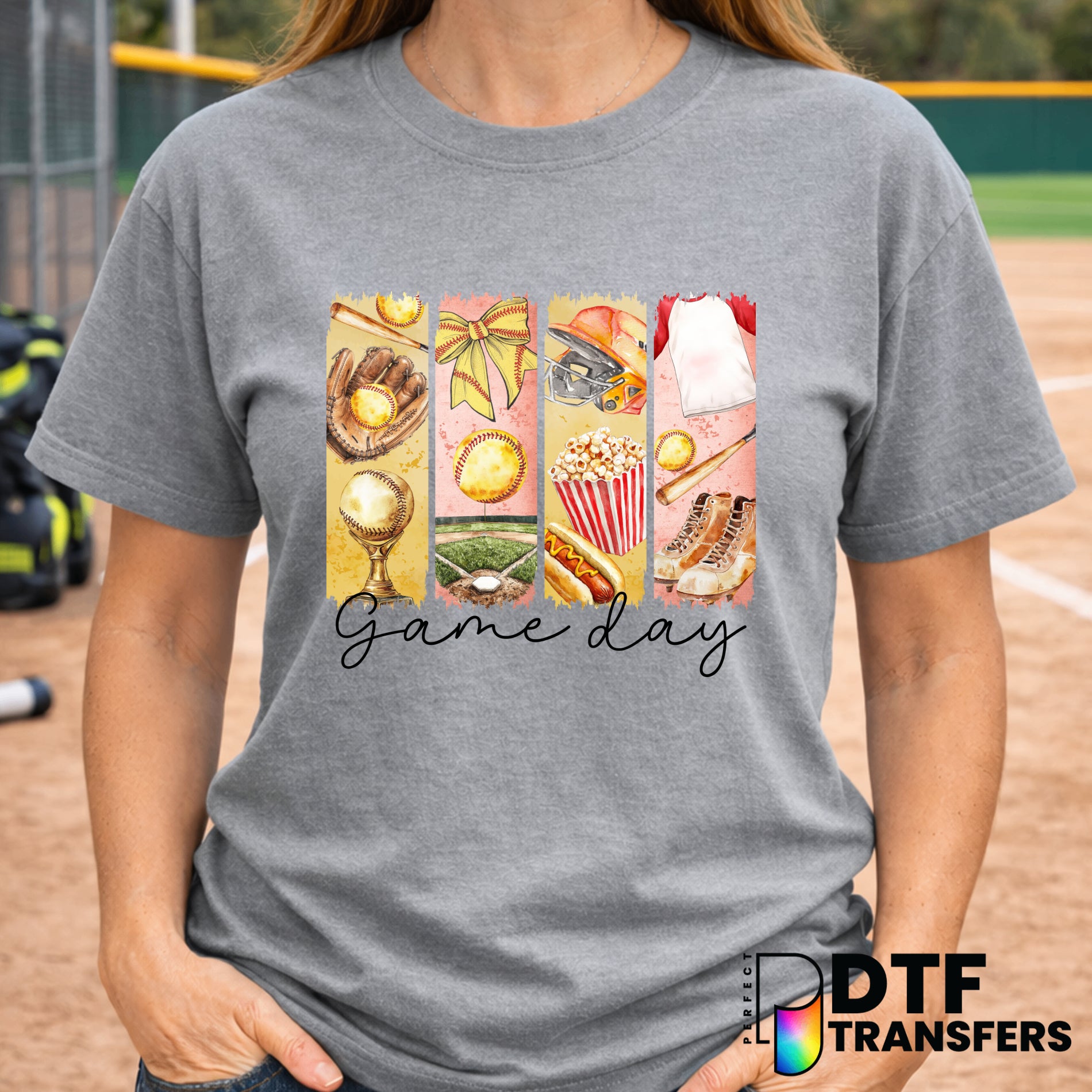 Softball Game Day – Softball DTF Transfer