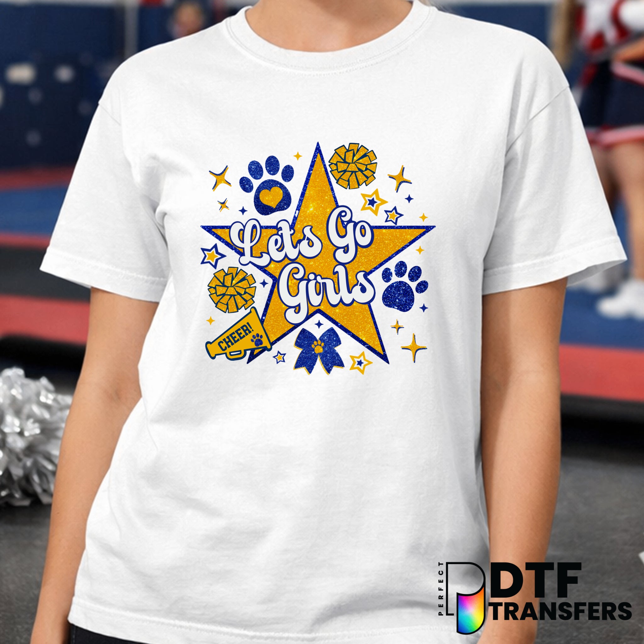 Let's Go Girls – Cheerleading DTF Transfer