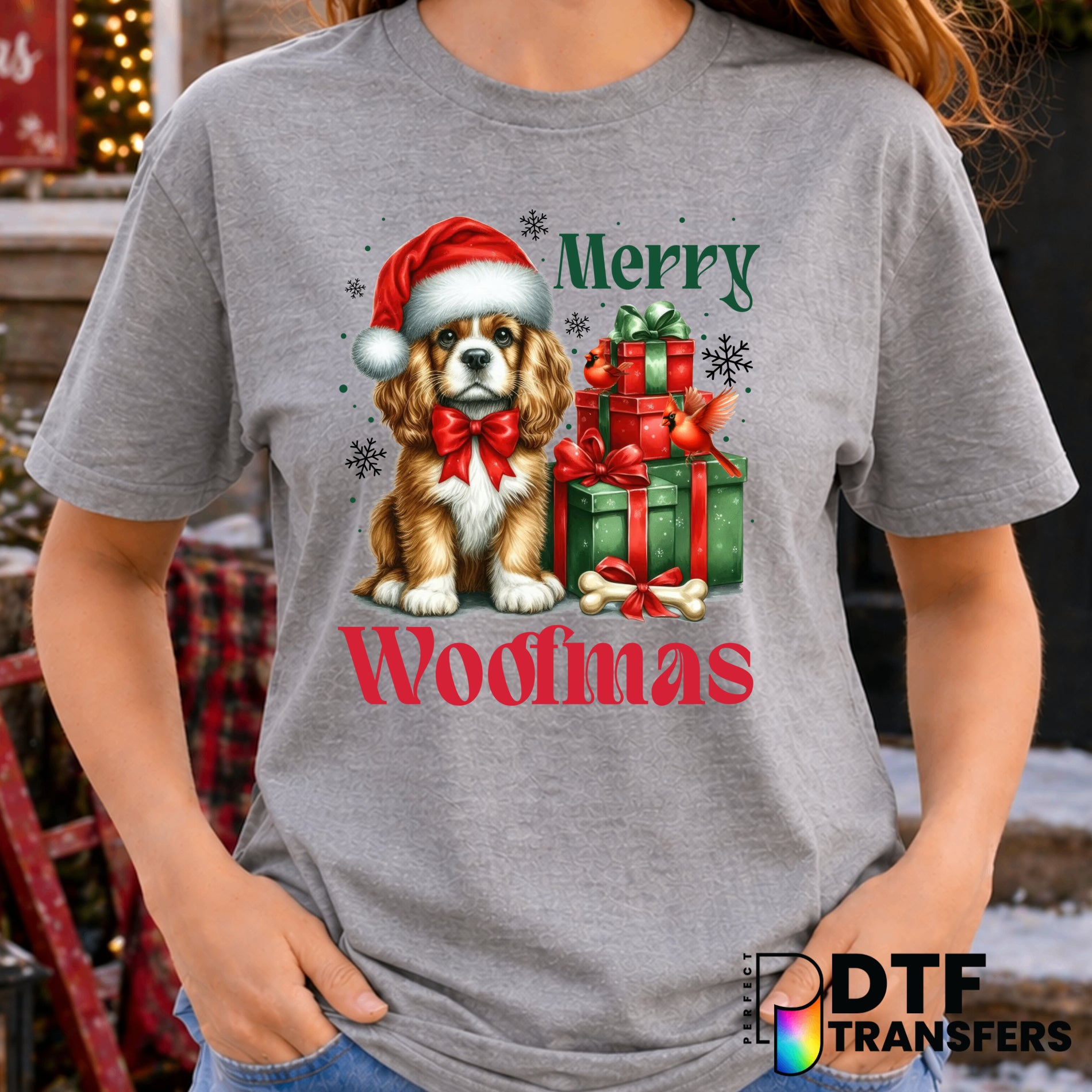 Merry Woofmas – Christmas DTF Transfer