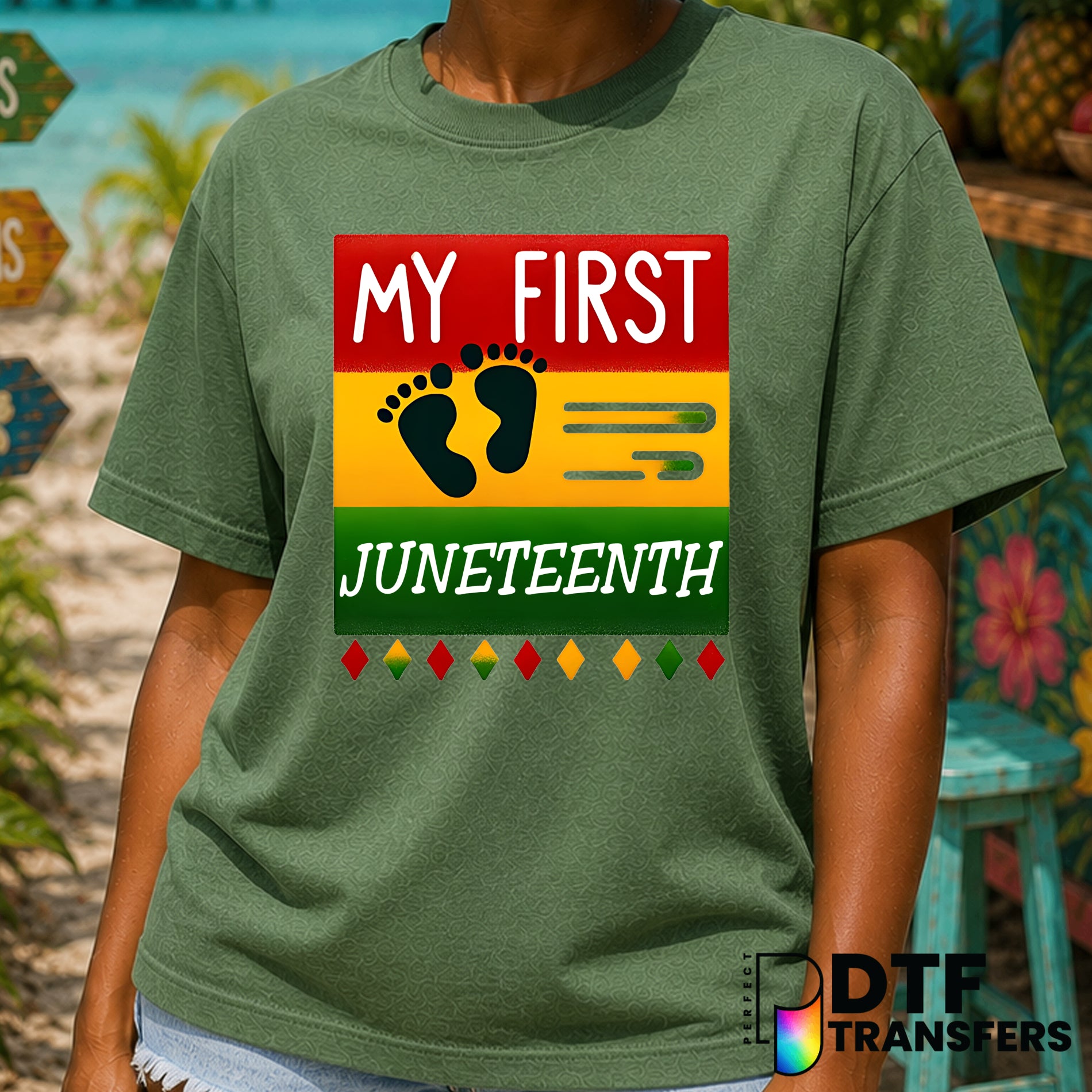 My First Juneteenth – Black History Month DTF Transfer