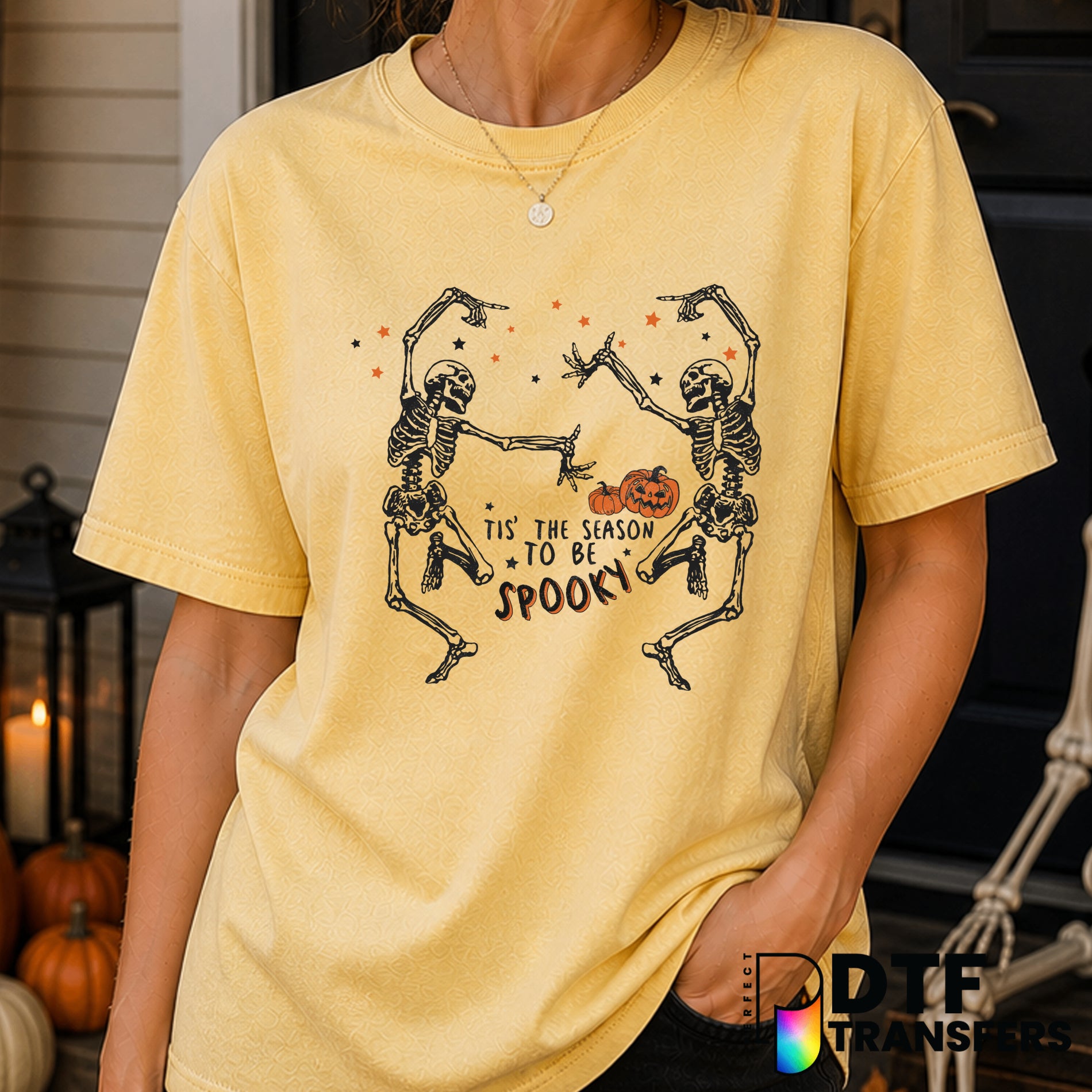 Tis The Season To Be Spooky – Halloween DTF Transfer