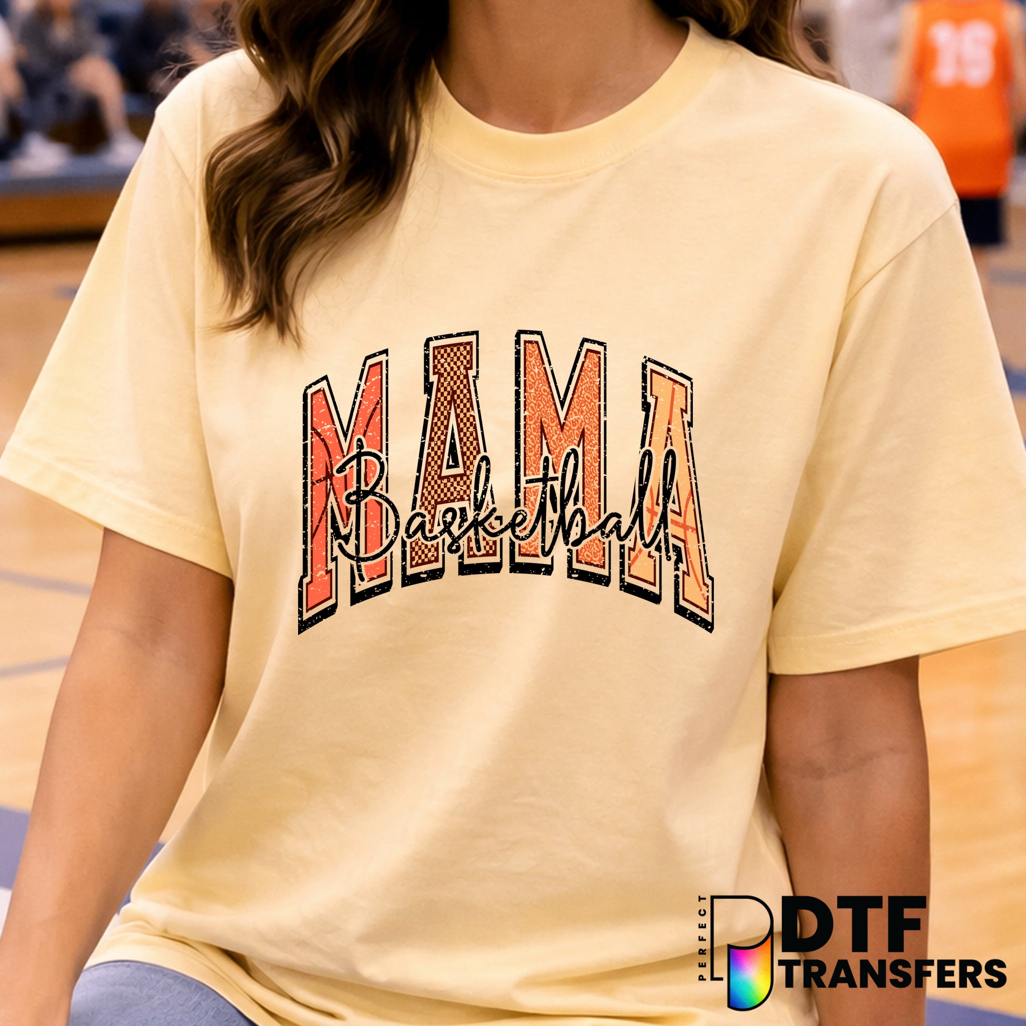 BASKETBALL MAMA – Basketball DTF Transfer