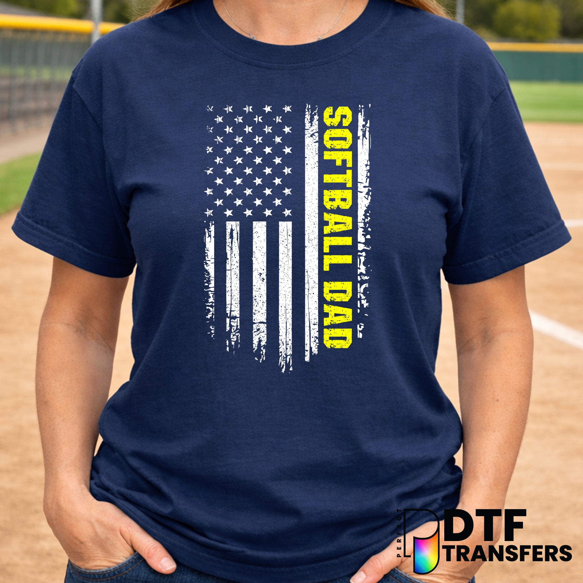 SOFTBALL DAD – Softball DTF Transfer