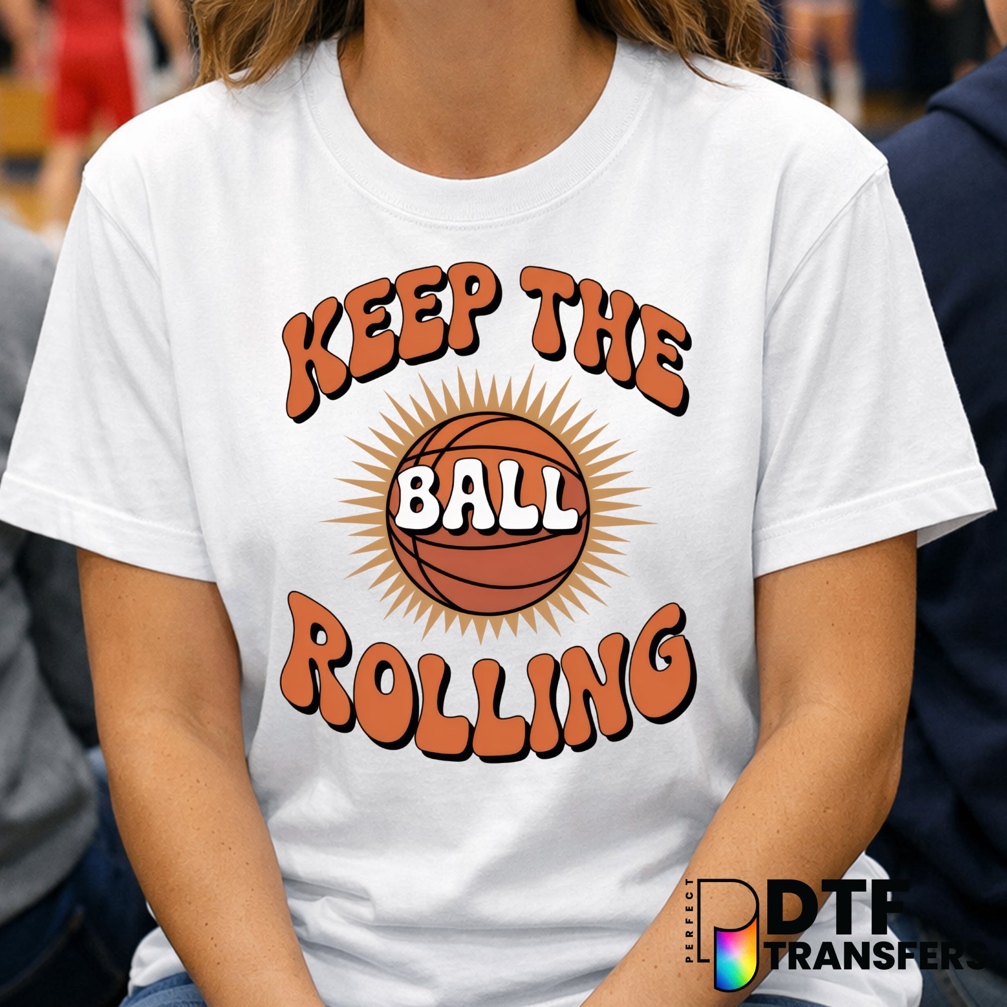 Keep the Ball Rolling – Basketball DTF Transfer