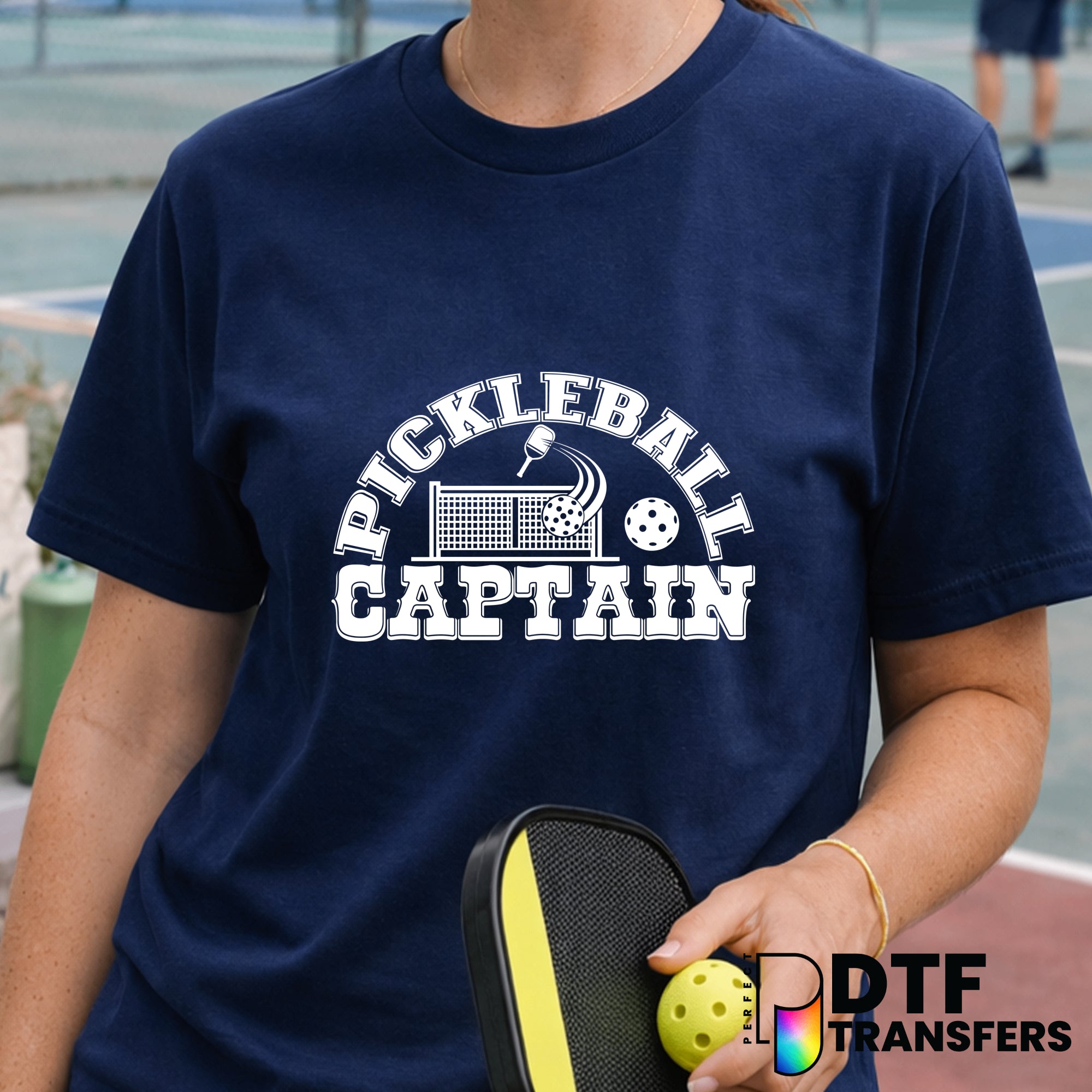 PICKLEBALL CAPTAIN – Pickleball DTF Transfer