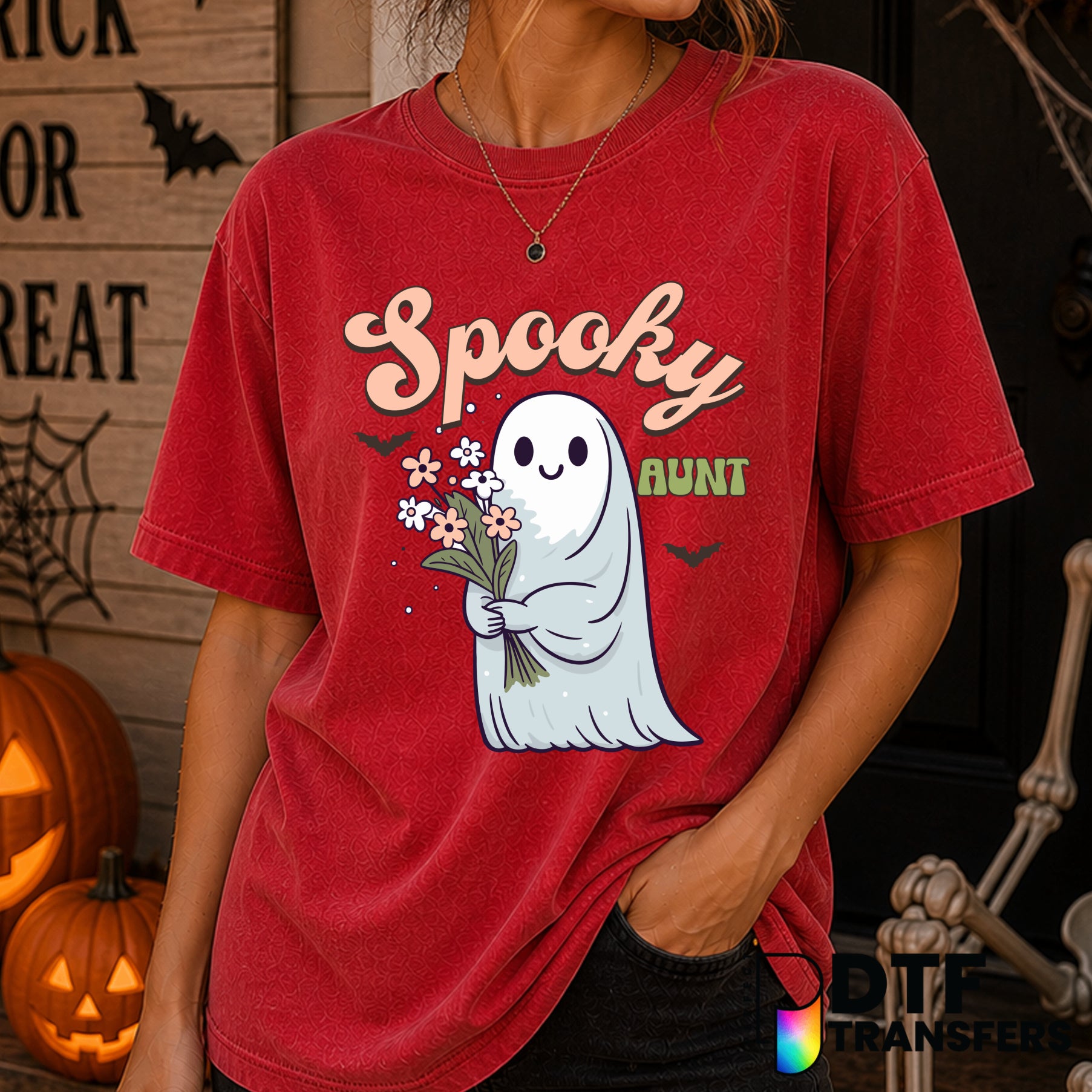 SPOOKY AUNT – Halloween DTF Transfer