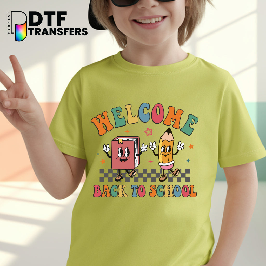 Welcome Back to School – Teacher DTF Transfer