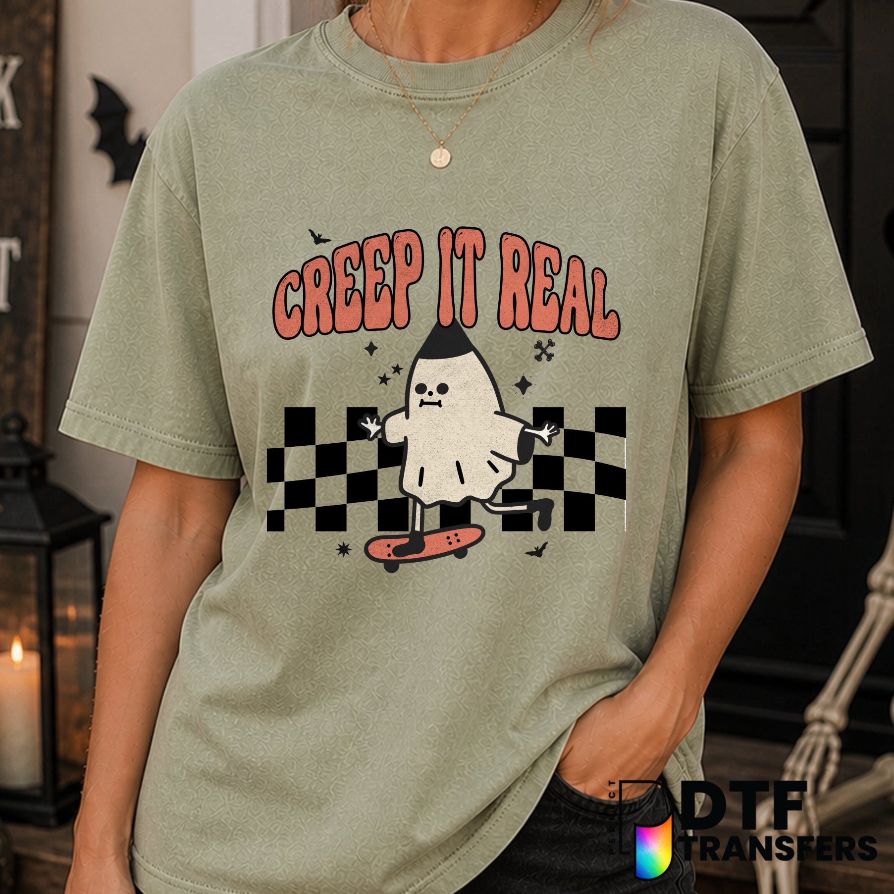 Creep It Real – Halloween DTF Transfer