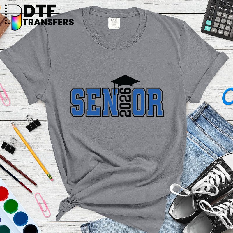 SENIOR 2026 Graduation Cap – Teacher DTF Transfer